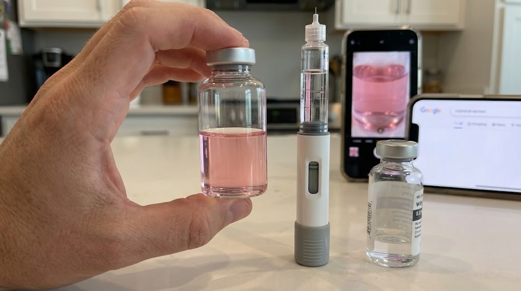 Why is my semaglutide pink