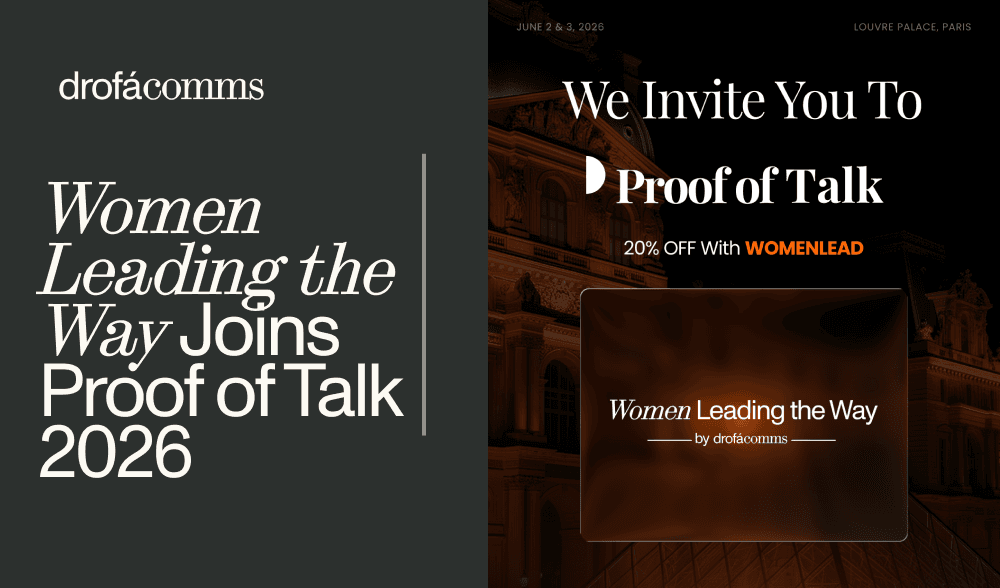 Women Leading the Way Is an Official Community Partner of Proof of Talk 2026