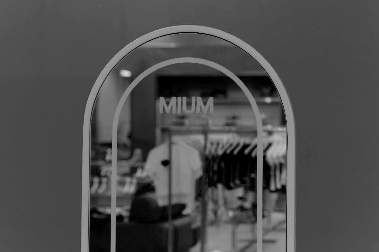 Extreme close-up black and white photograph of a human eye