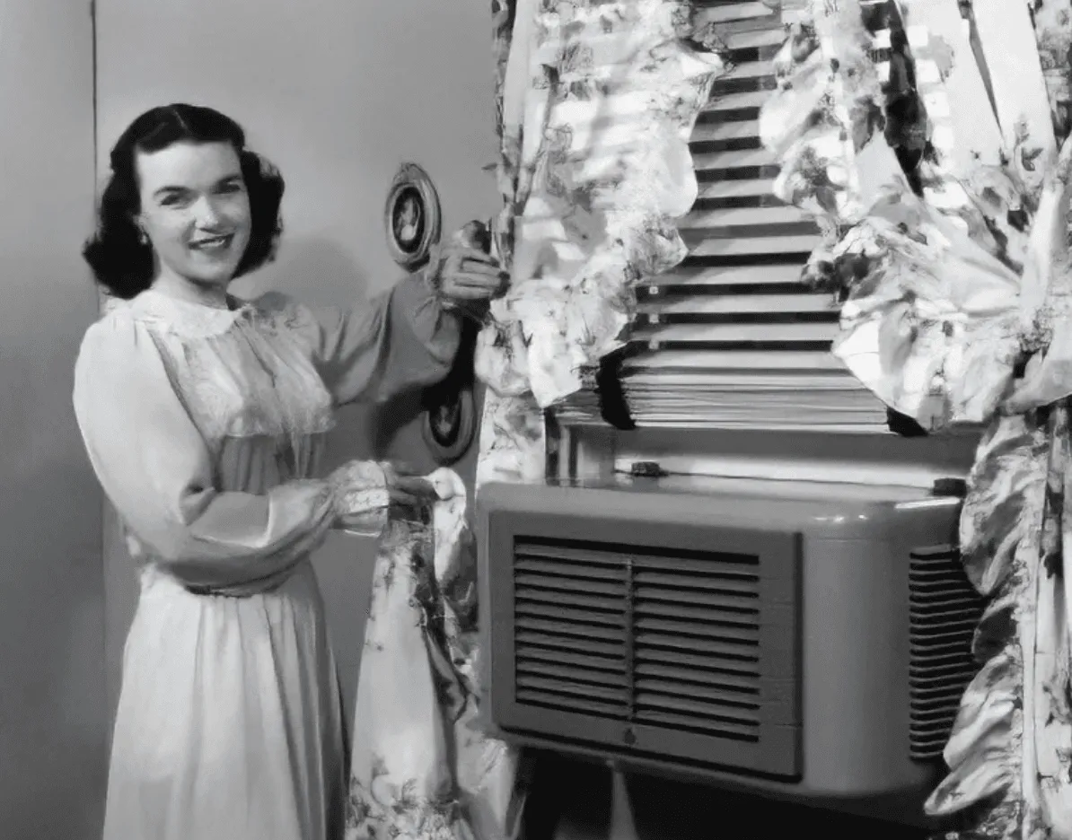 Vintage 1950s window air conditioner
