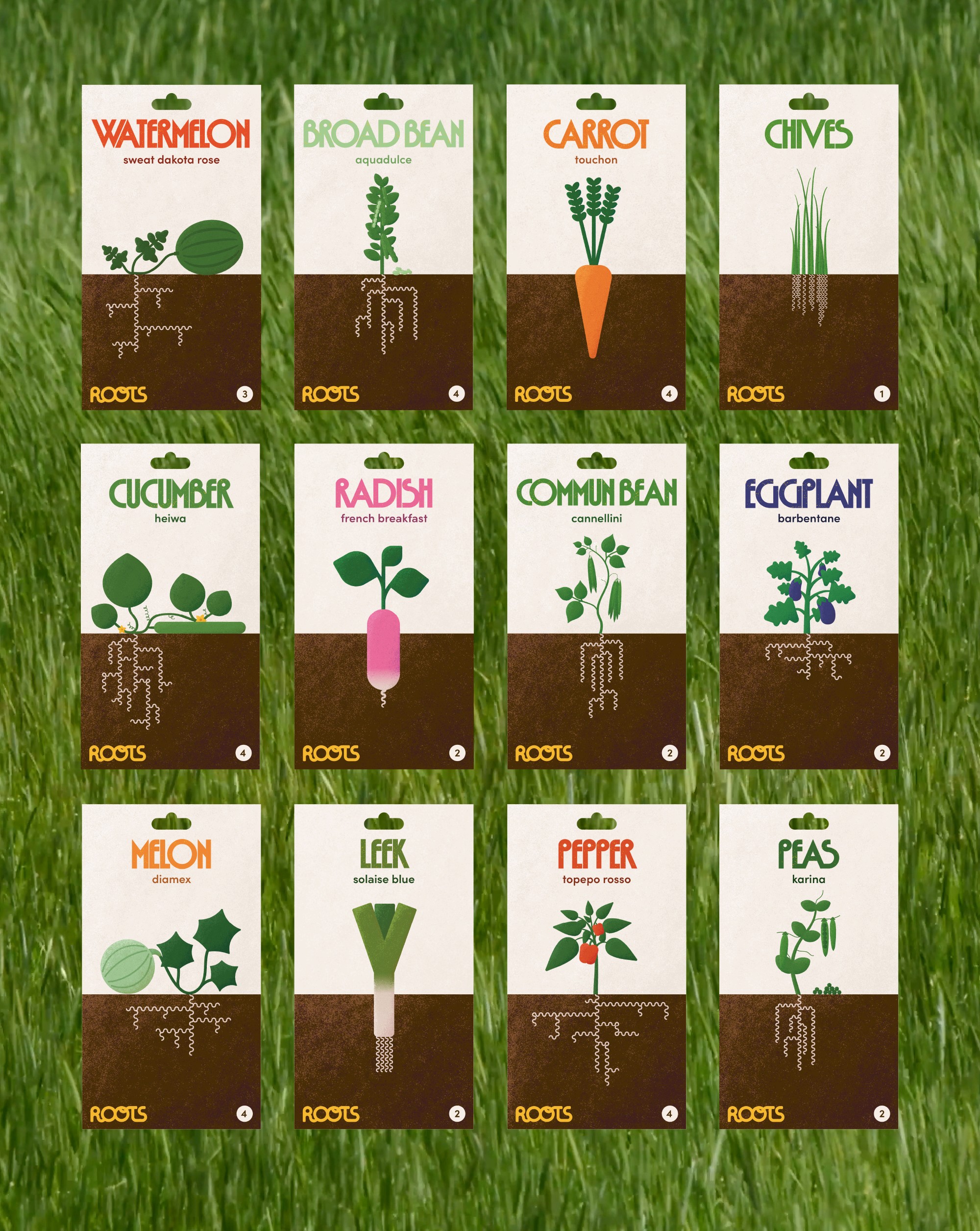 Packagings pour graines