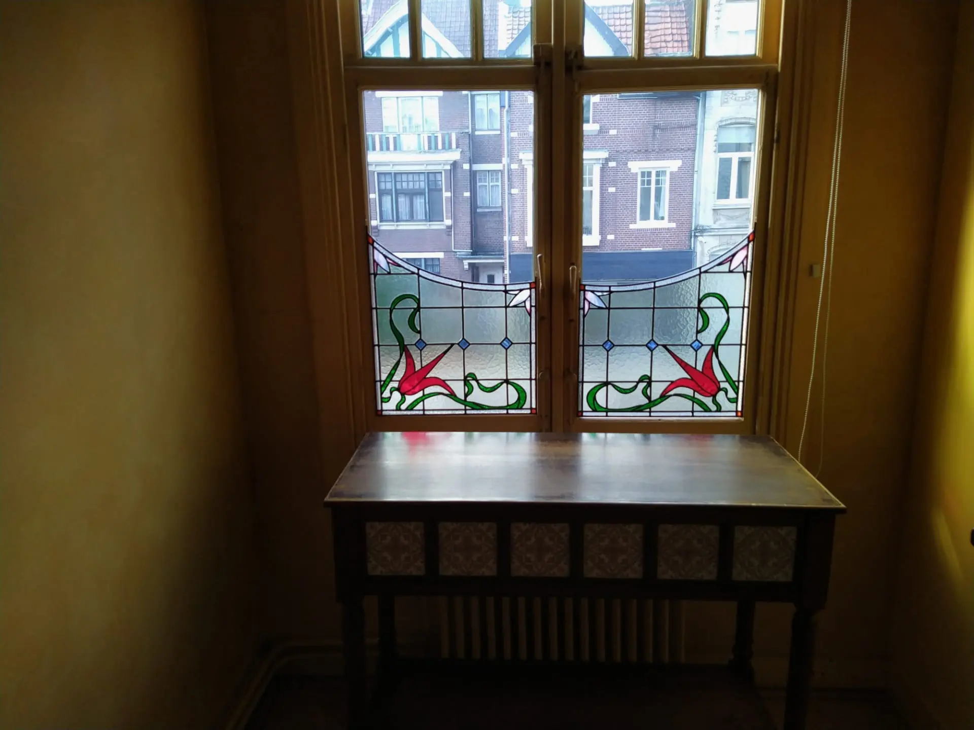 Set van twee speigelende Art-Nouveau voorzetpanelen - Nieuw ontwerp - Ambachtelijk vervaardigd - Wilrijk