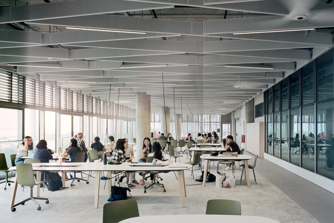 Students in NUS school of design and environment