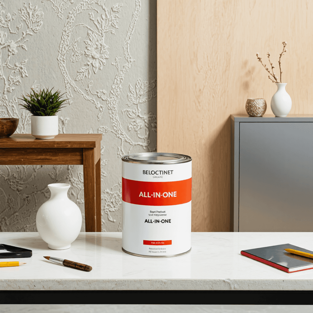 product photography of a can of paint