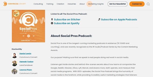 social pros podcast