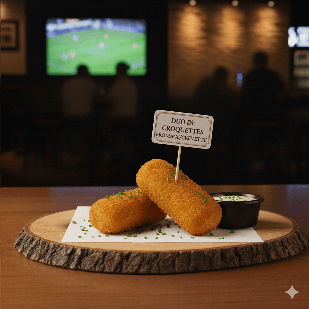 DUO de croquettes fromage crevette Half Time