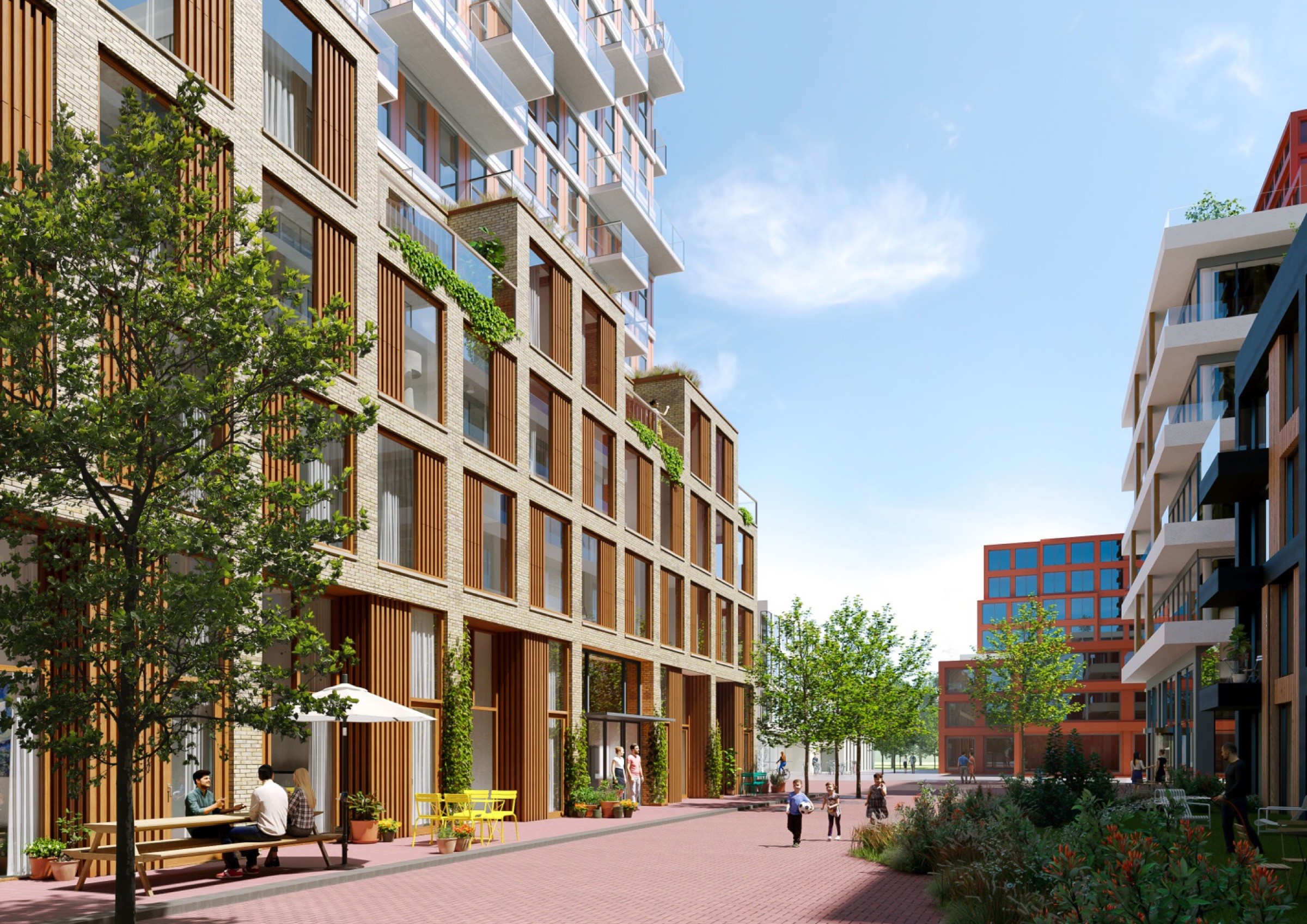 The building site along the corridor beside the Imagine Centre