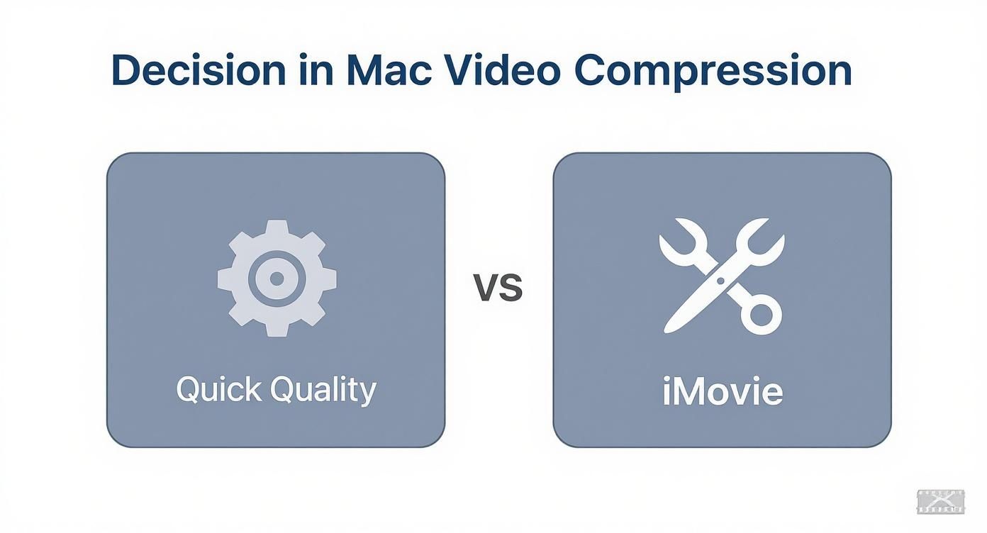 Infographic about how to reduce video file size