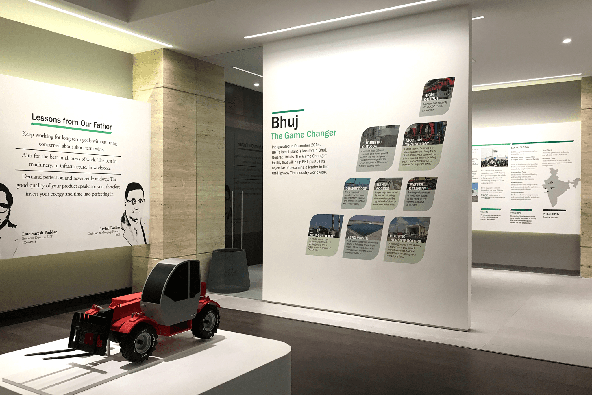 visuals displayed for BKT tires