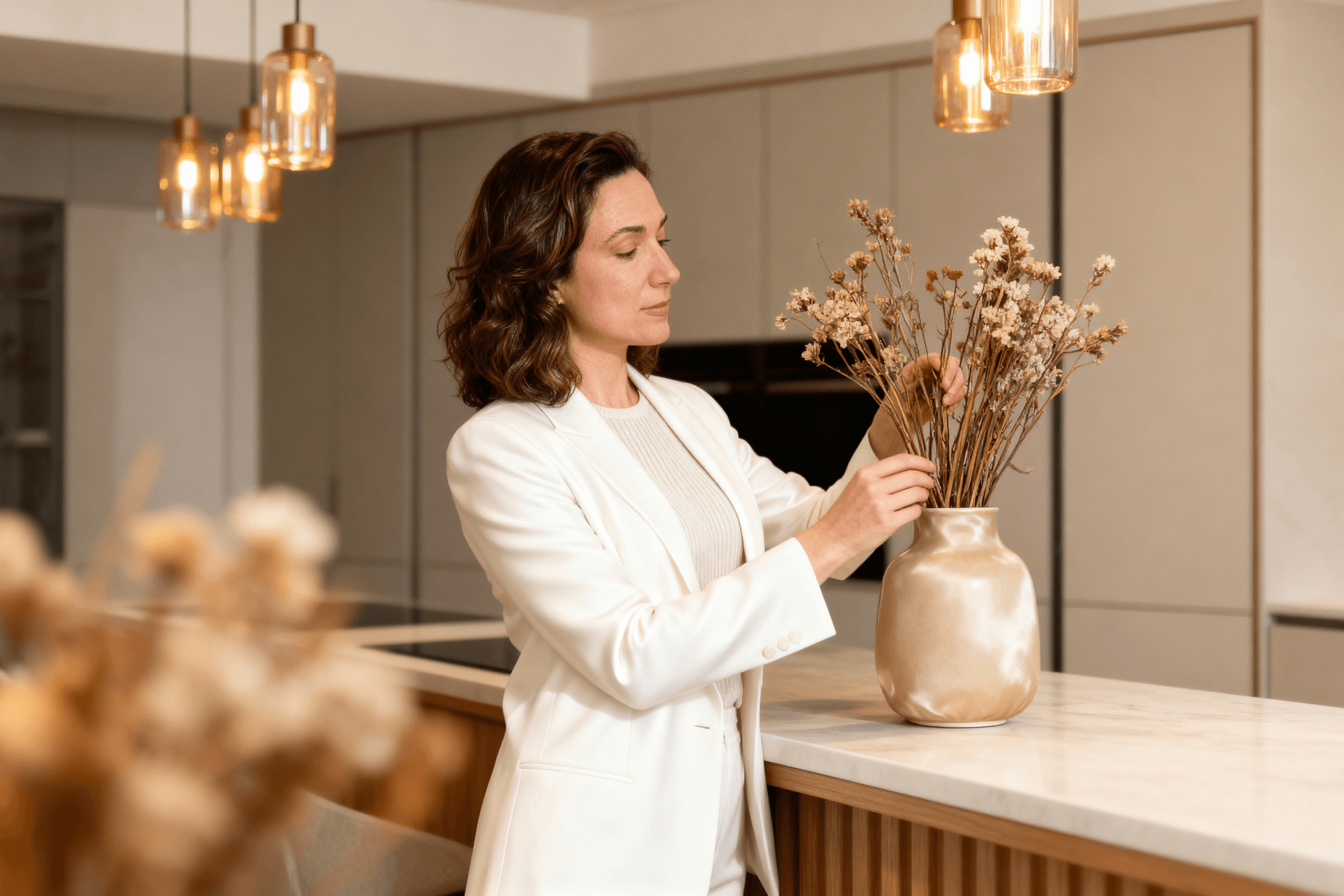 man wearing gray polo shirt beside dry-erase board