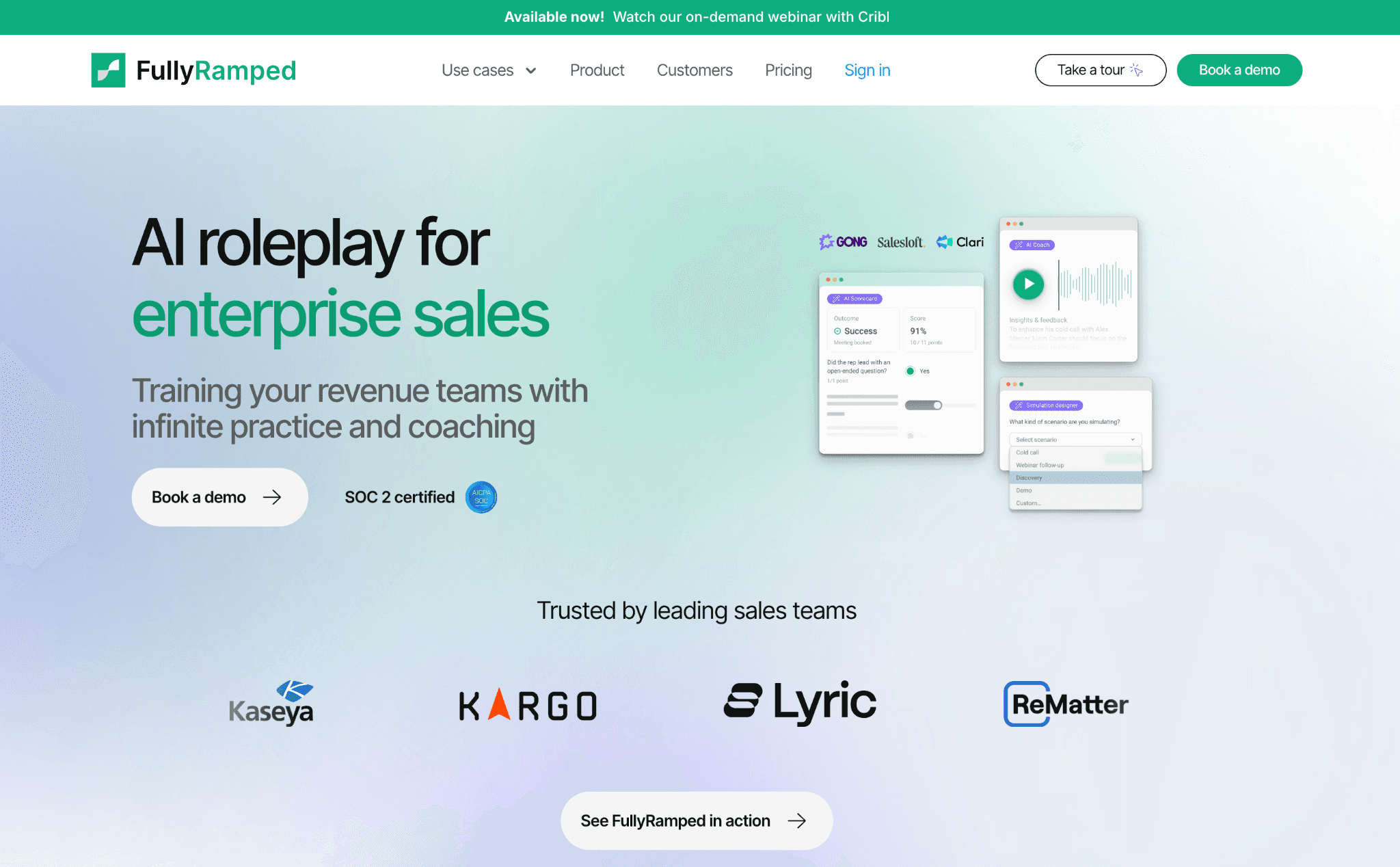 fullyramped homepage