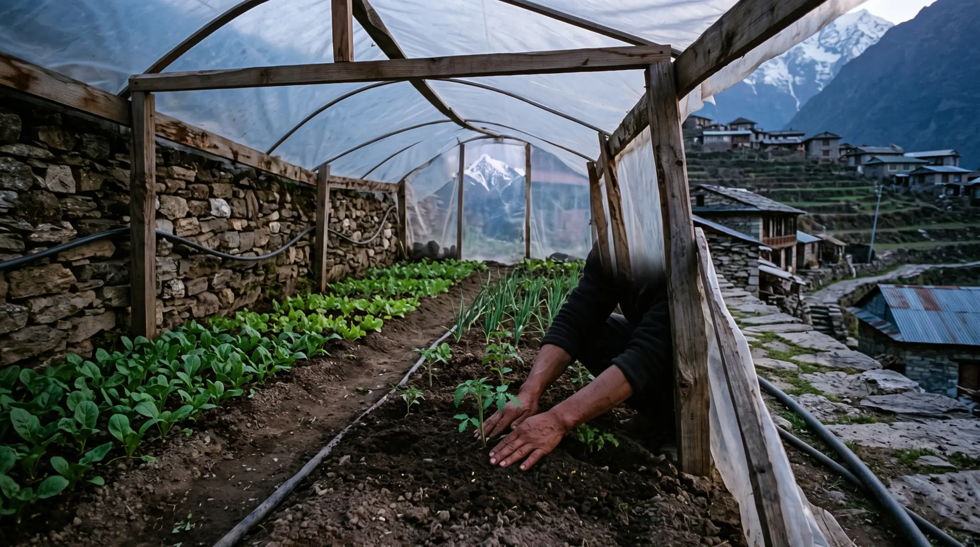 The first greenhouse
