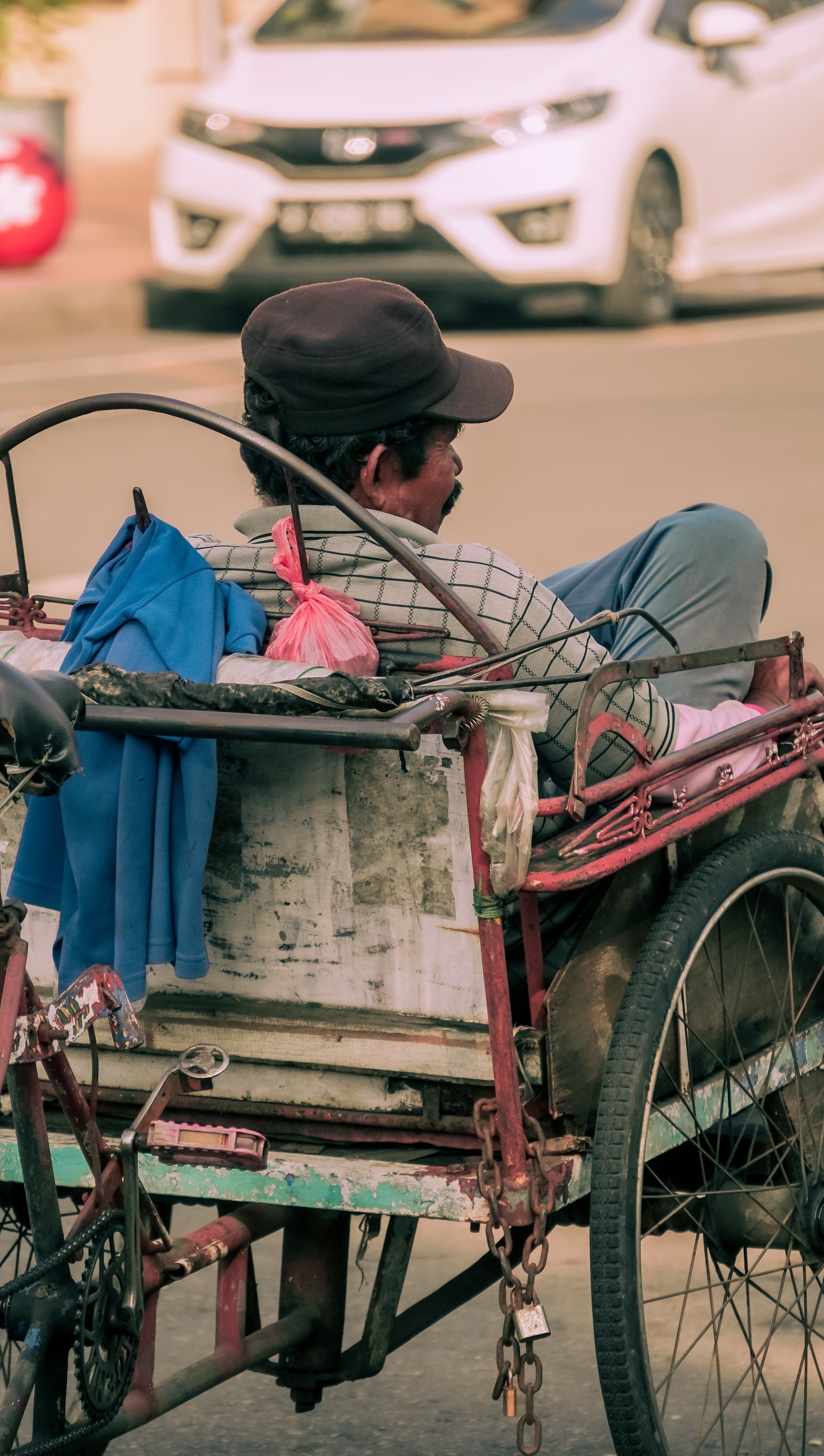 Pedicab at Surabaya Old Town