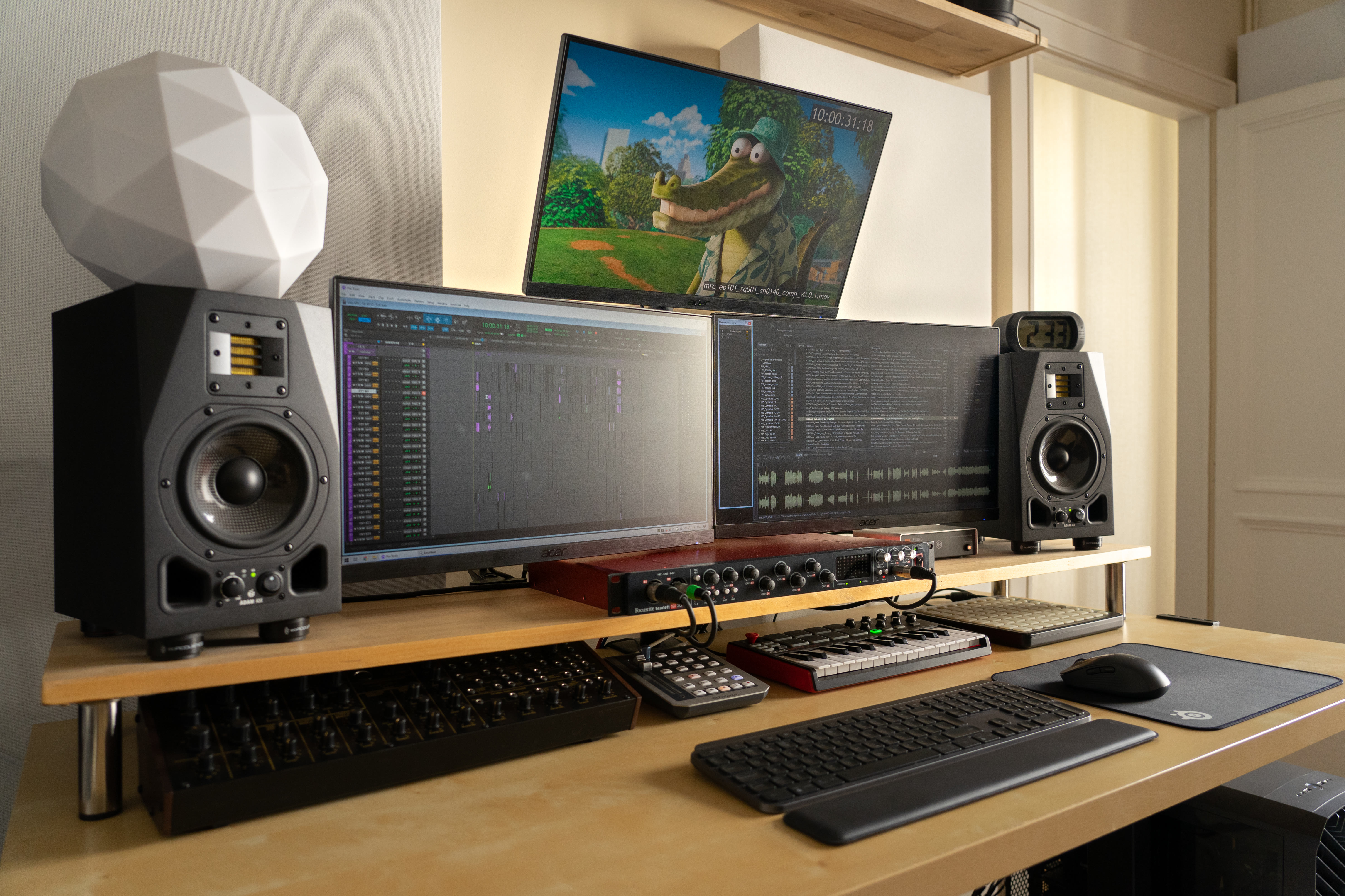 photo studio musique et post-production son à Paris, gauche