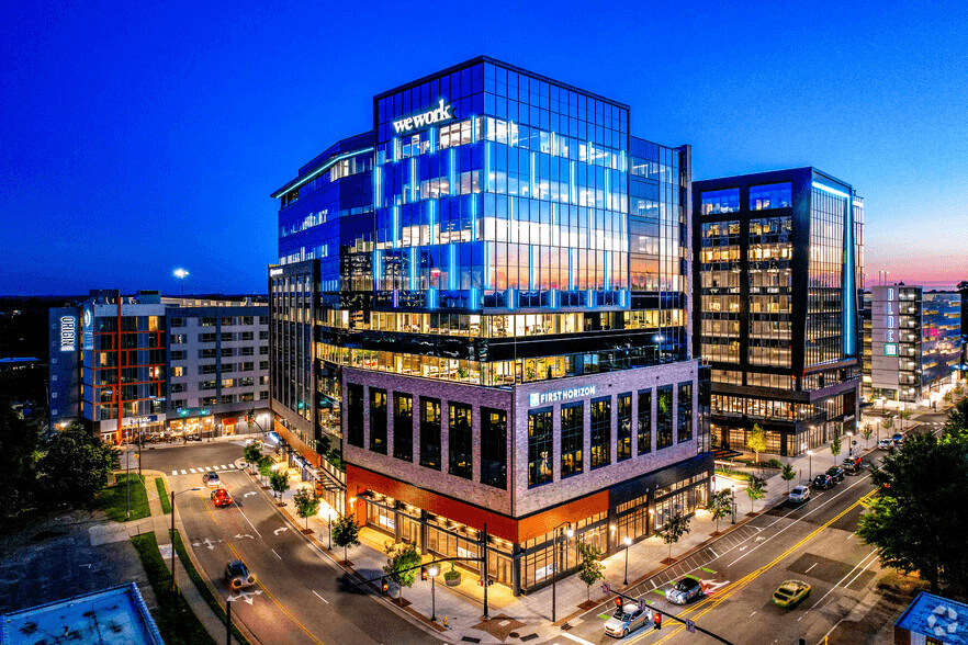 The Wework building in downtown Raleigh, where Dreamten works