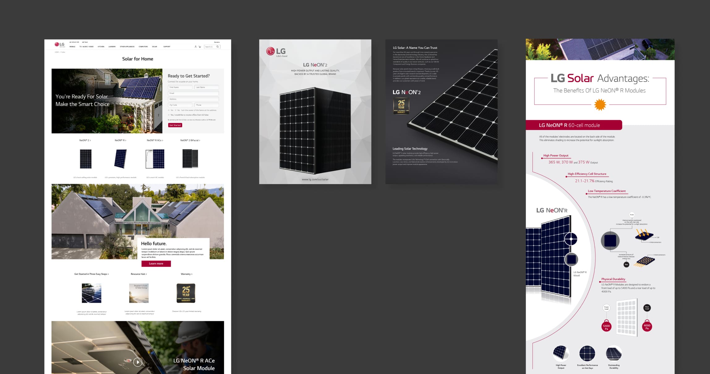 Clean visual pitch presentation