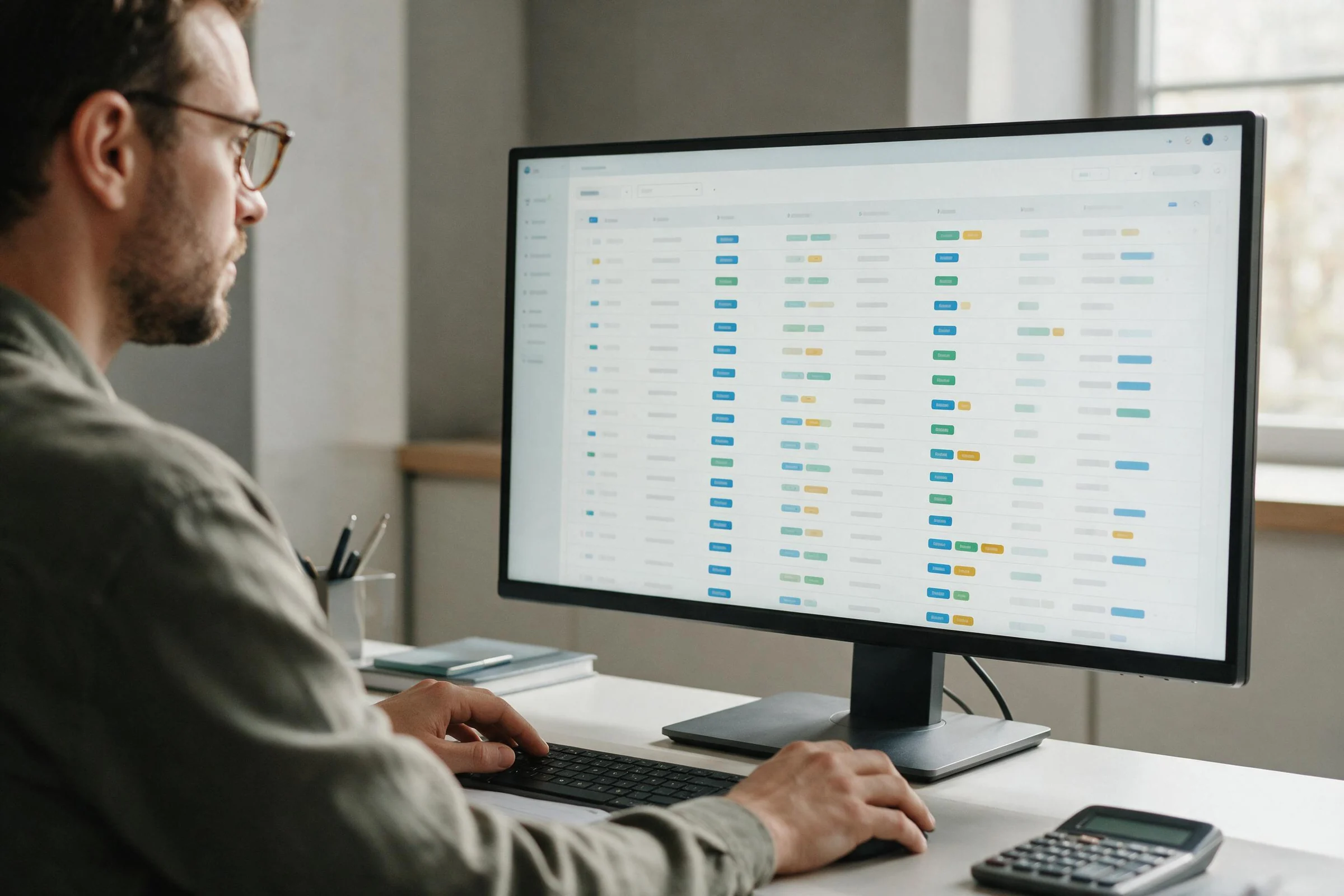 Reviewing pre-tagged lead data on a CRM dashboard, KGT Solutions