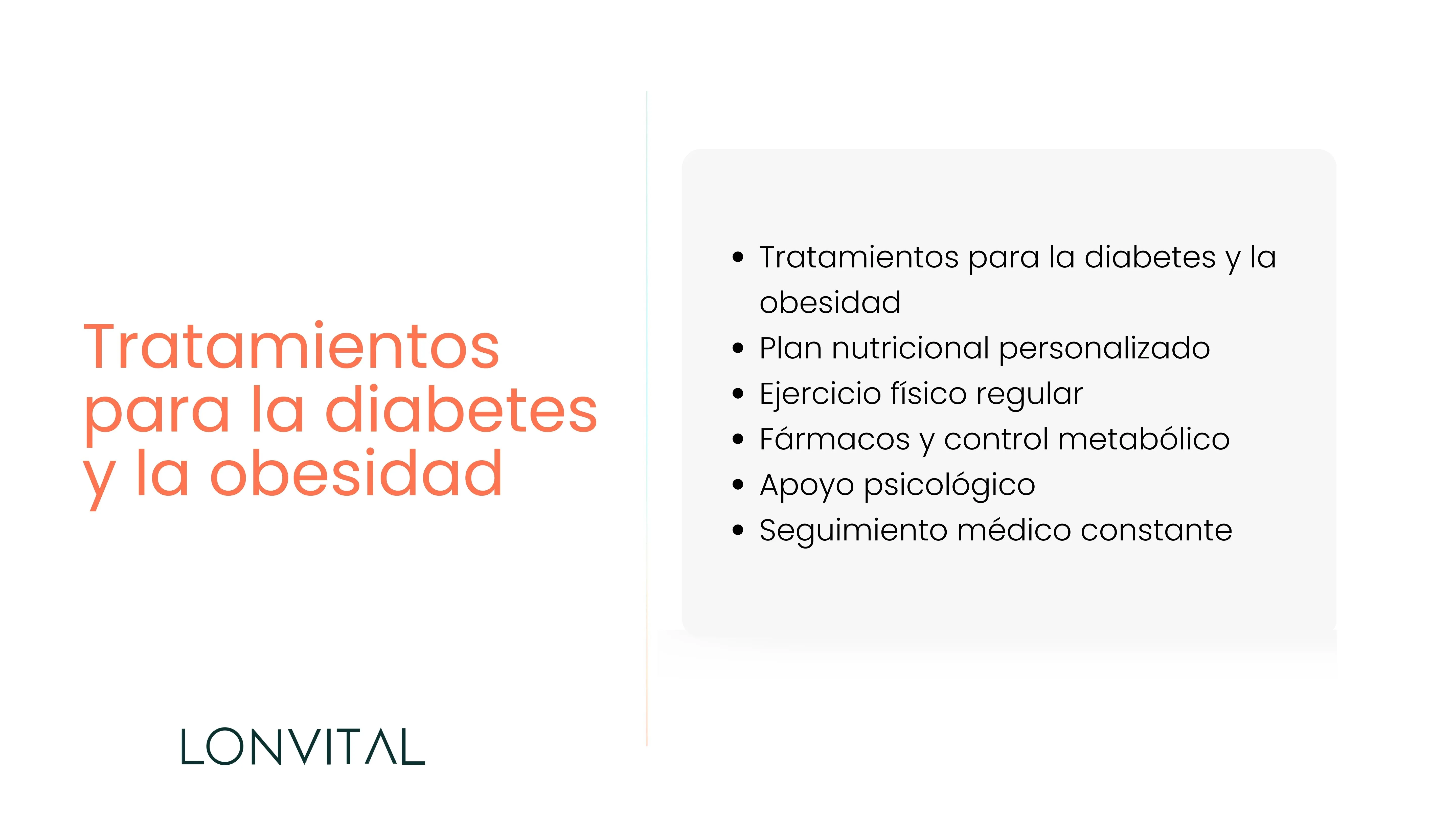 Tratamientos para la diabetes y la obesidad