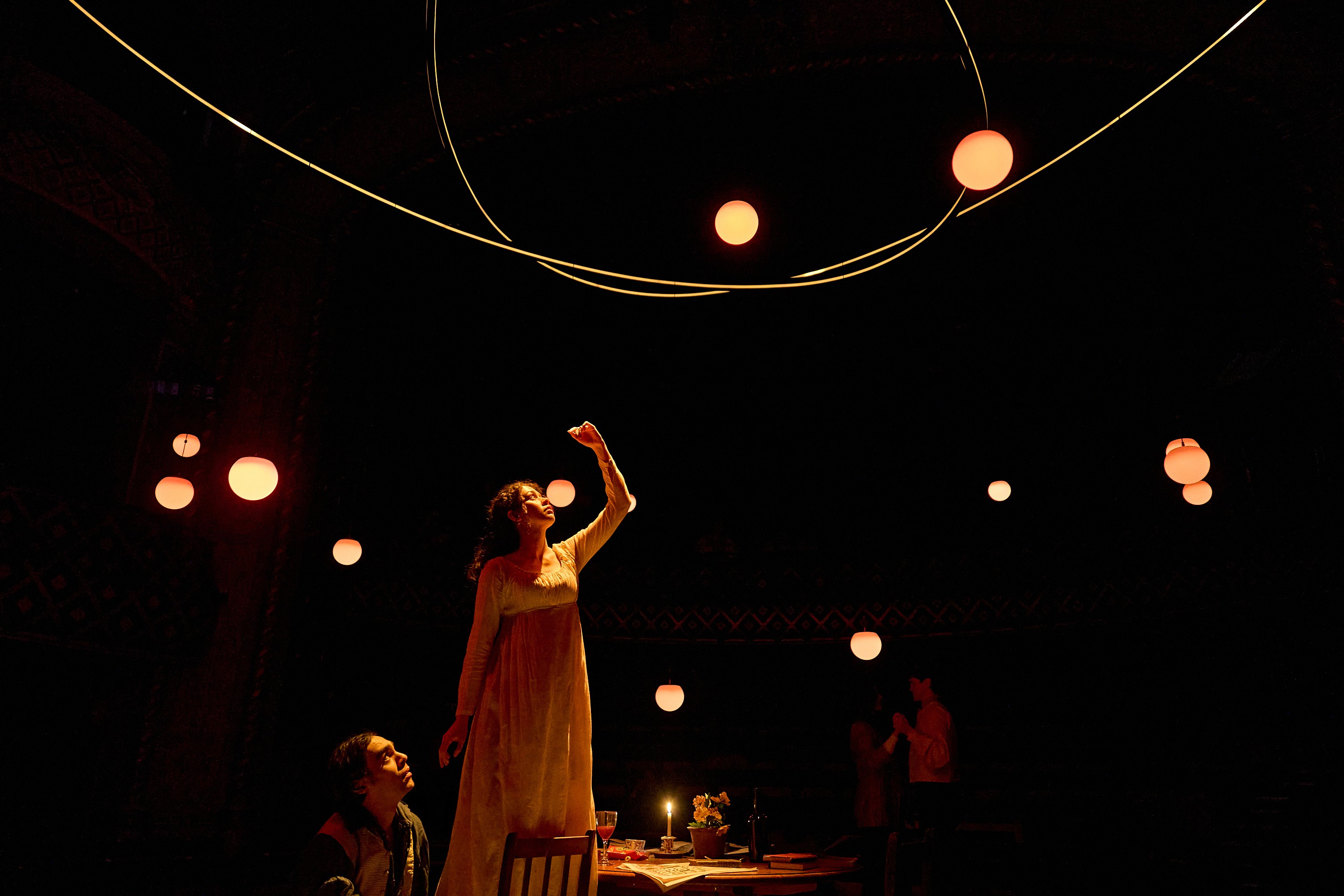 Lush greenery surrounds a modern, minimalistic pathway in a tranquil garden setting.