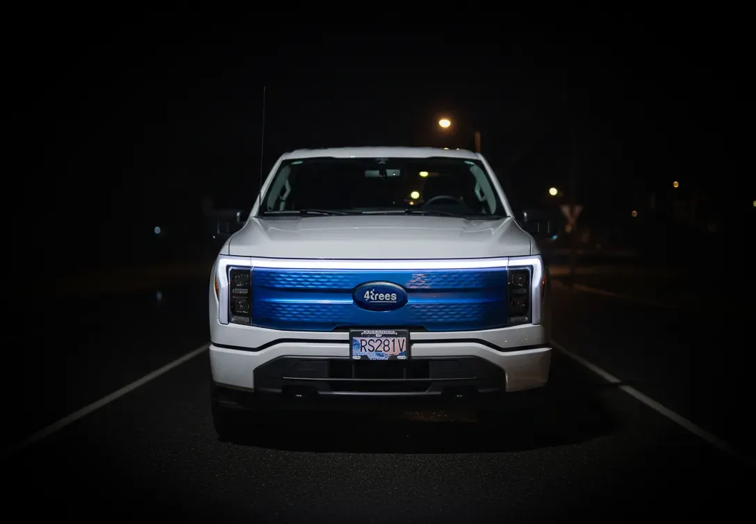 4trees media truck front decals