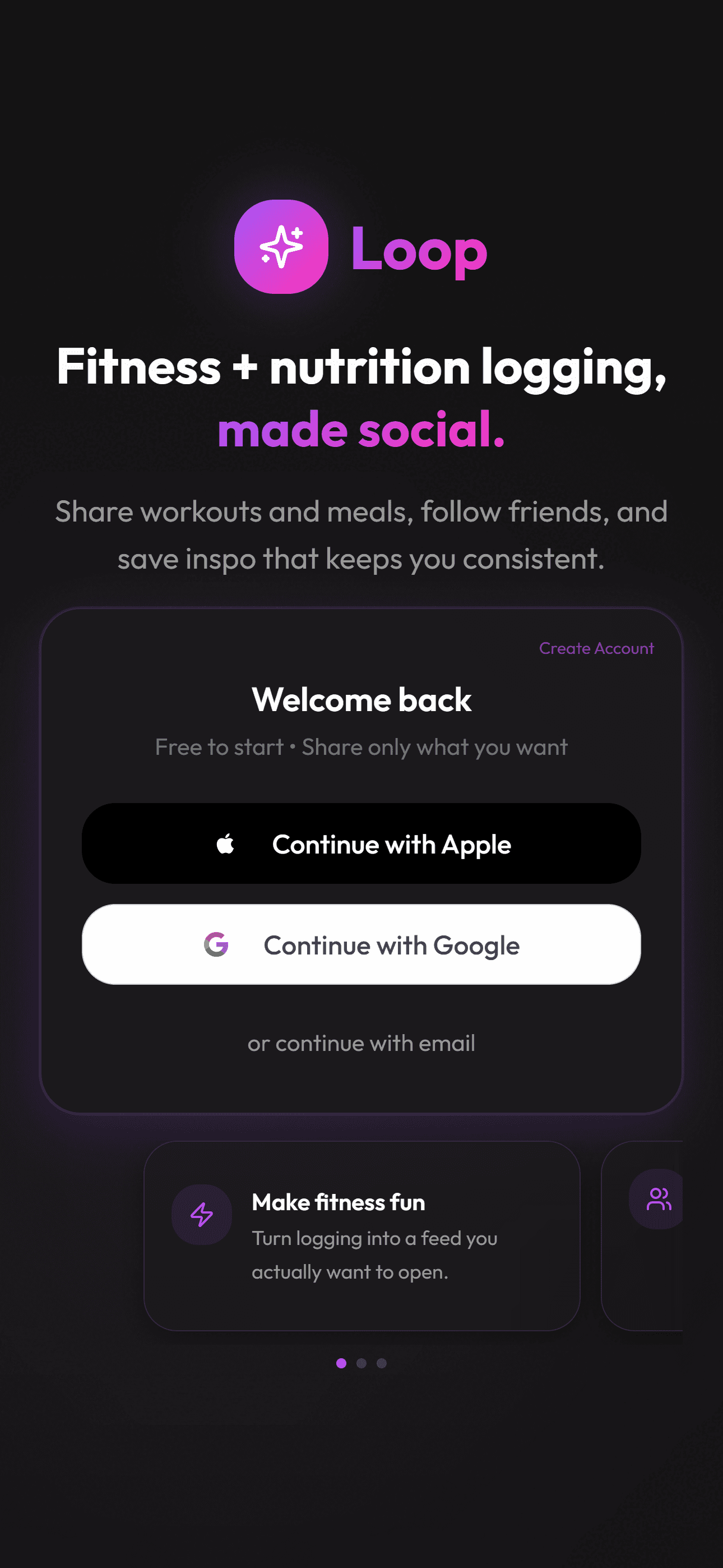 easy signup