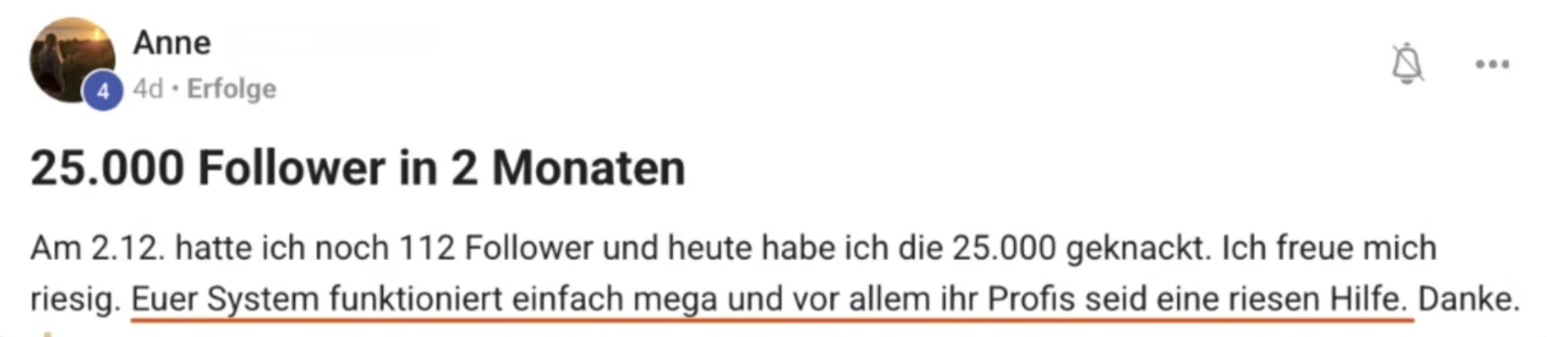Erfolgsbericht KI Creator Akademie: Anne erreicht 25.000 Instagram-Follower in zwei Monaten