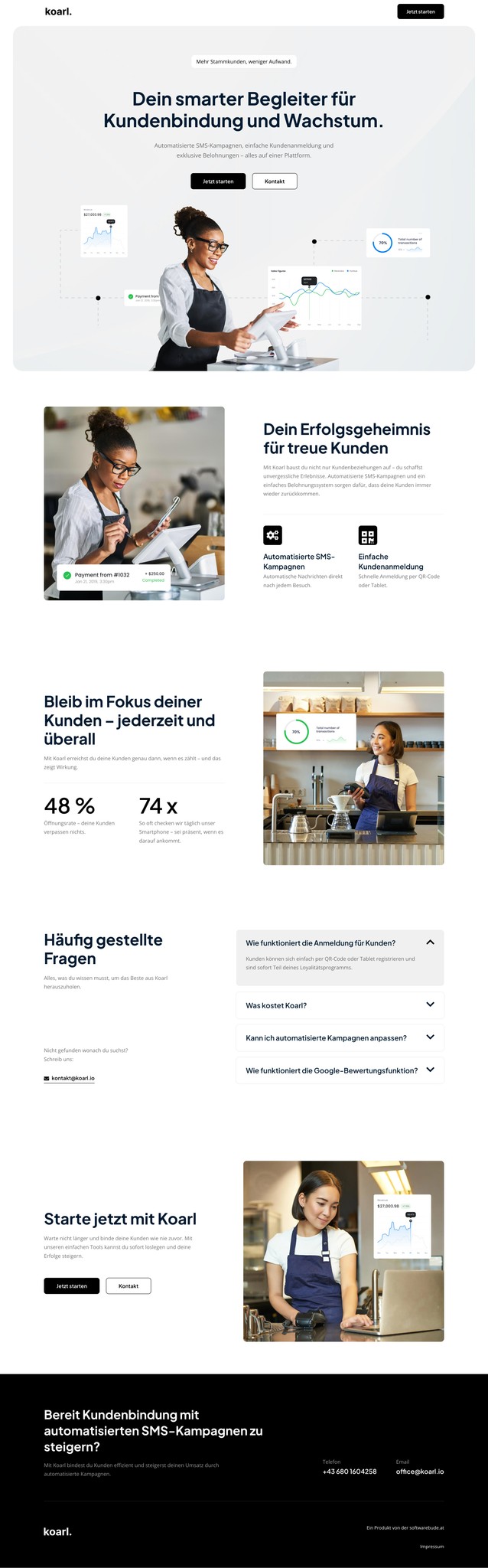 Koarl Website Referenz