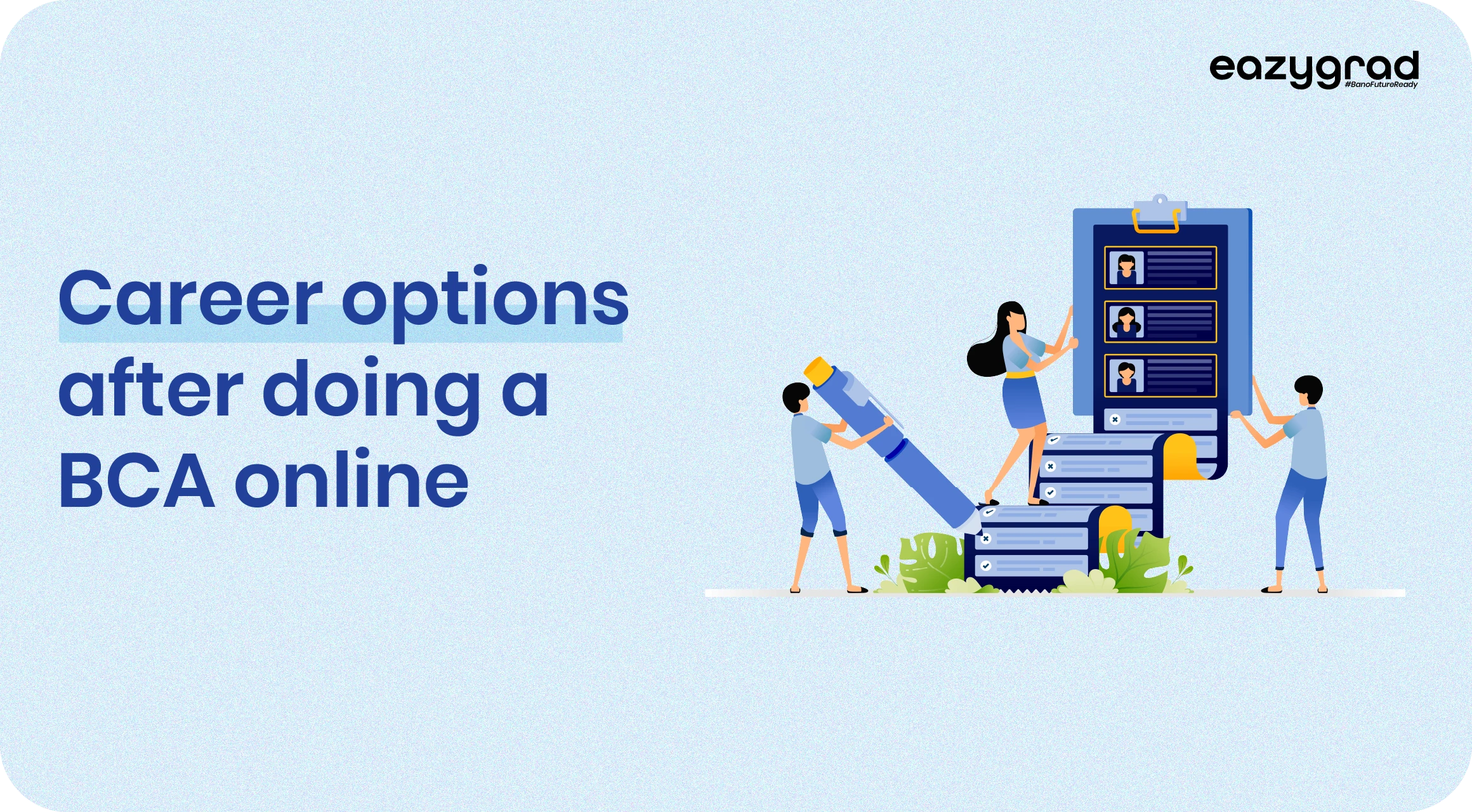 Image for the blog career options after doing online BCA