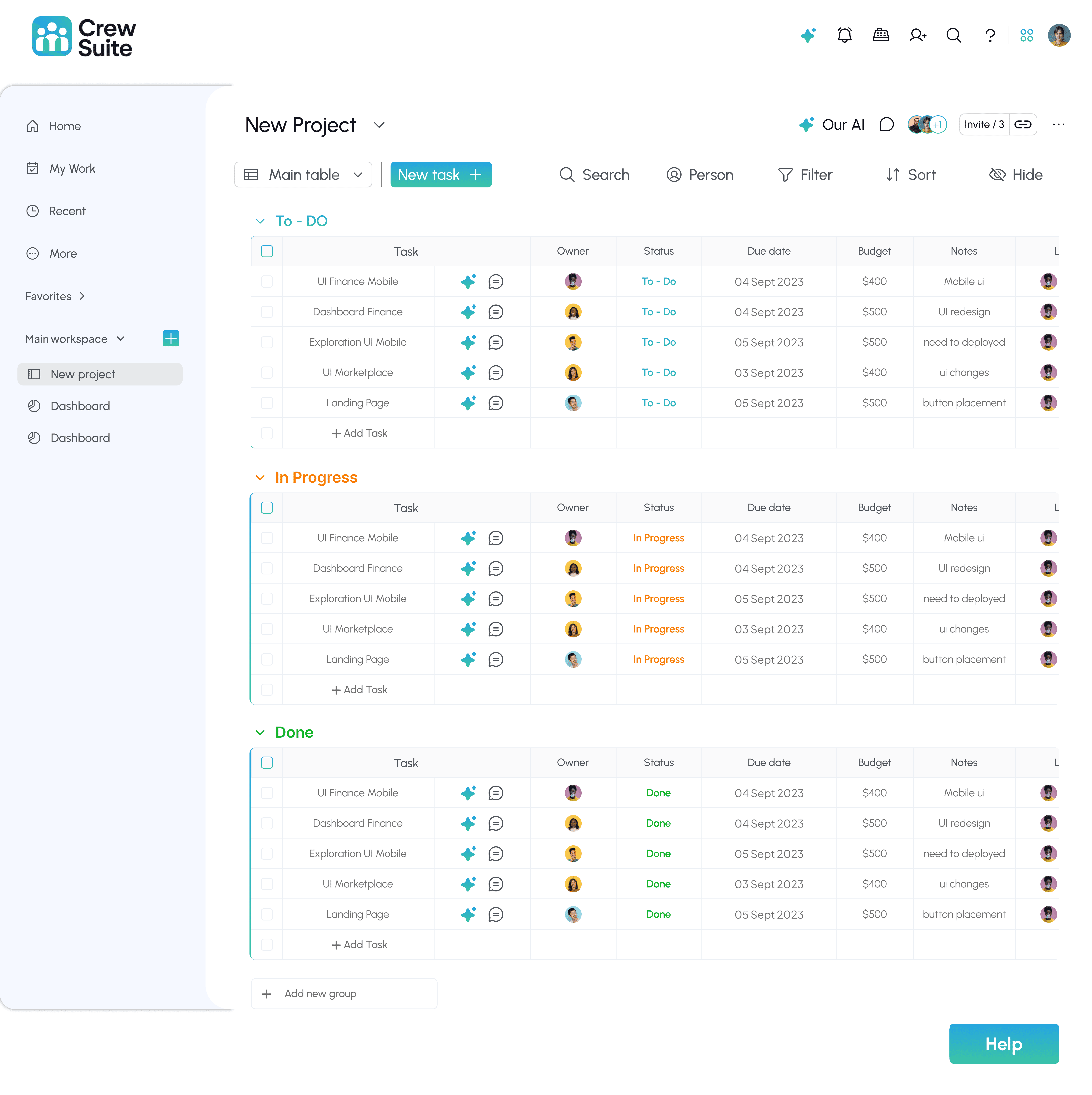 Image of Qarin Dashboard