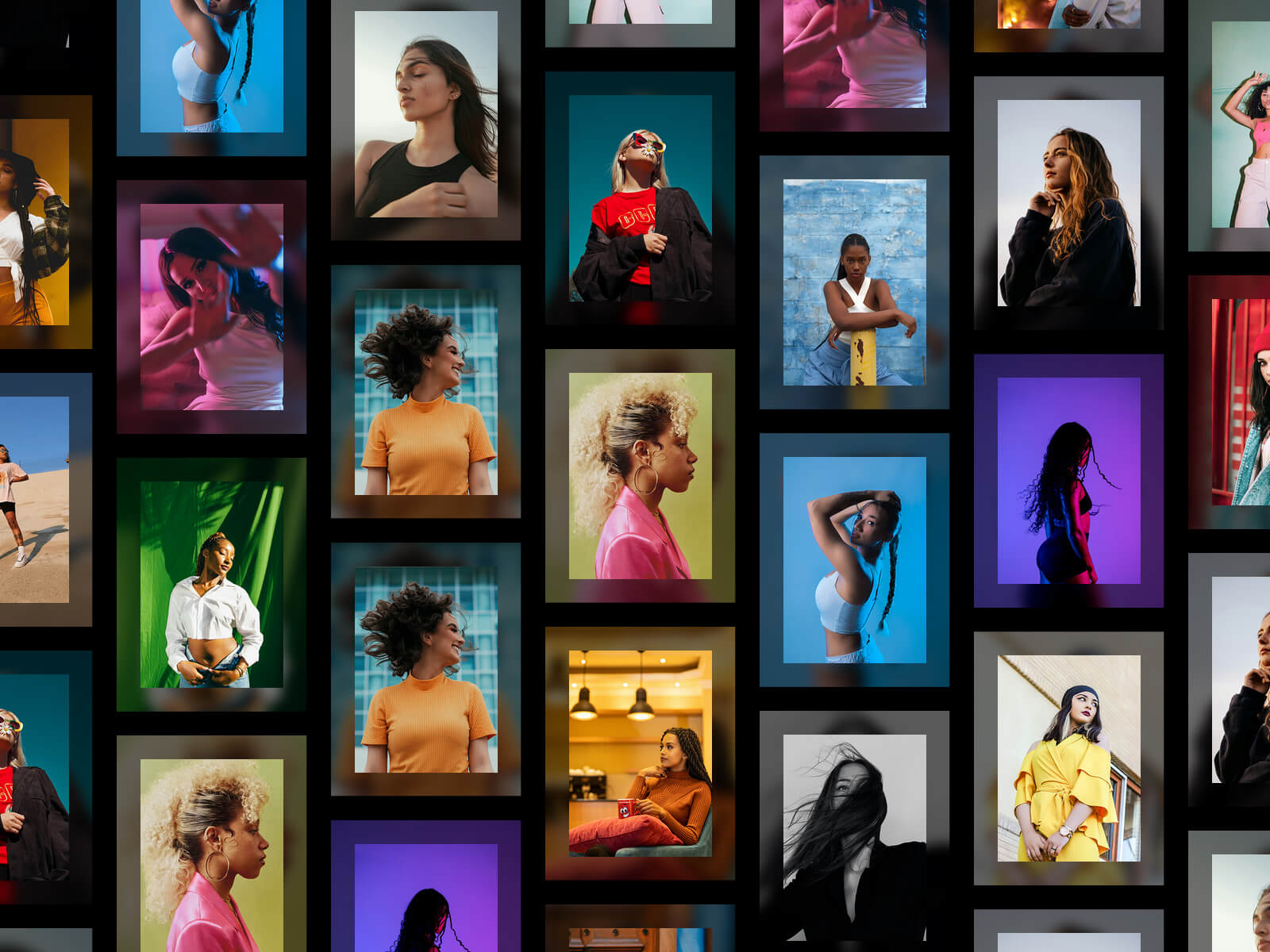 Capture d'écran du component Framer Infinite Drag Grid