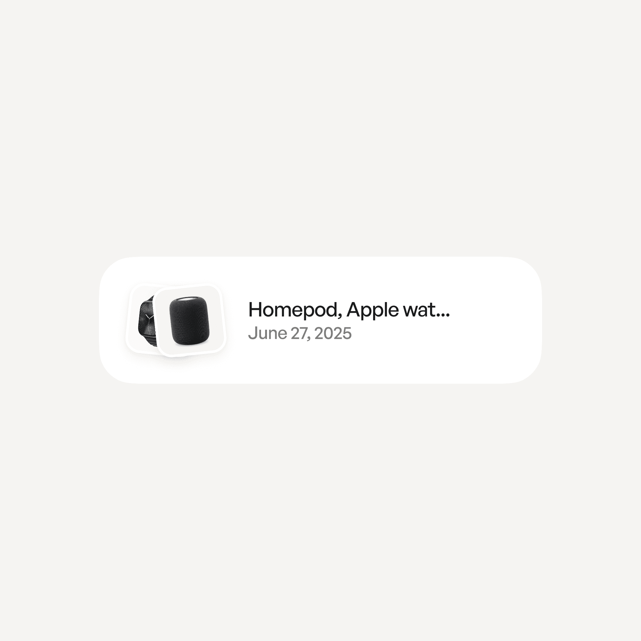 Basket UI design
