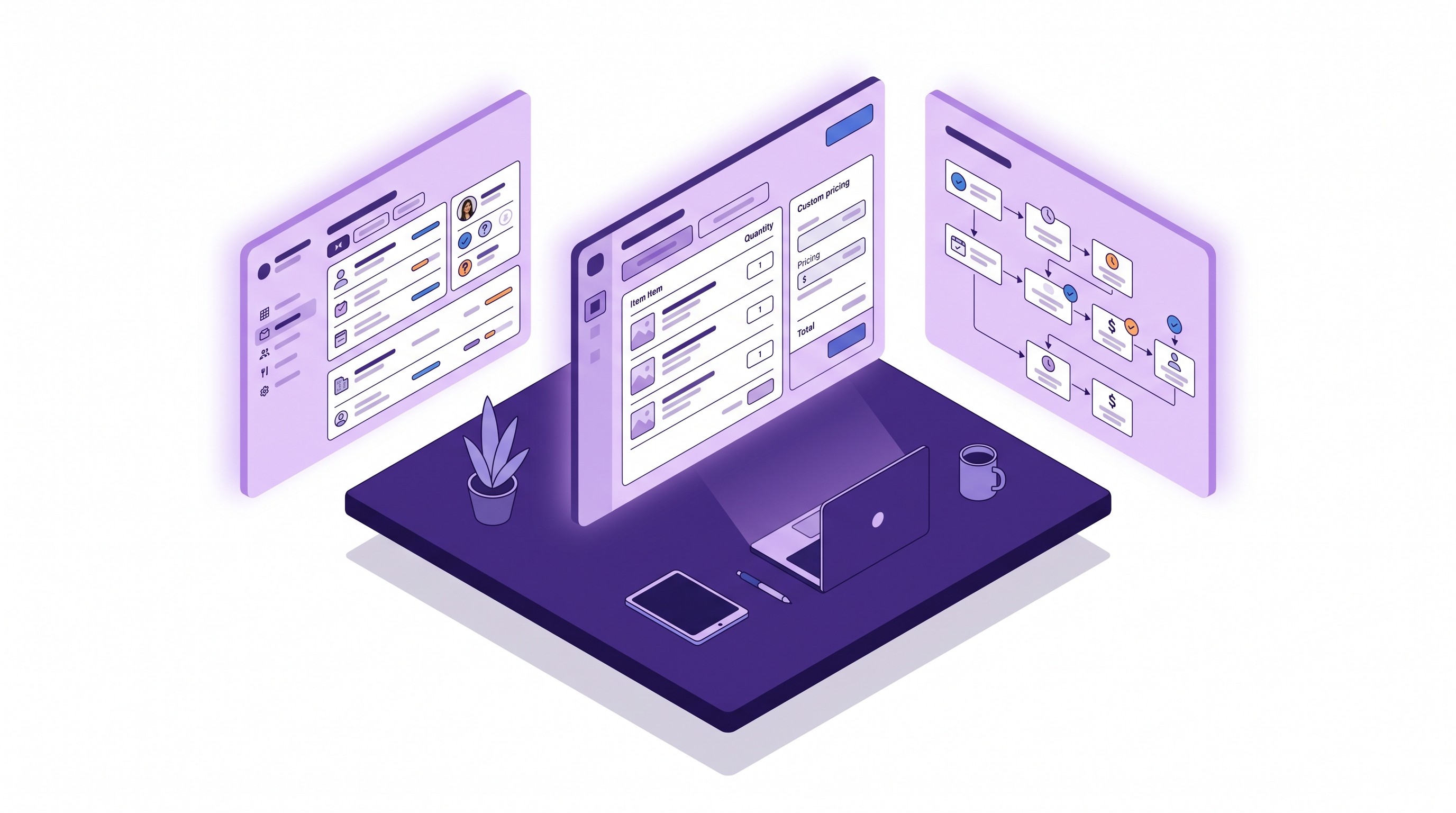 Shopify Plus B2B sales rep dashboard with scoped customer access and draft order workflow