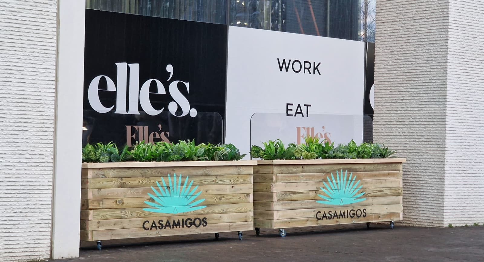 Elle's Coventry: Bespoke Terrace Planters: bespoke fabrication project at Elle’s Coventry, Coventry by EXOVA Events (photo 4)