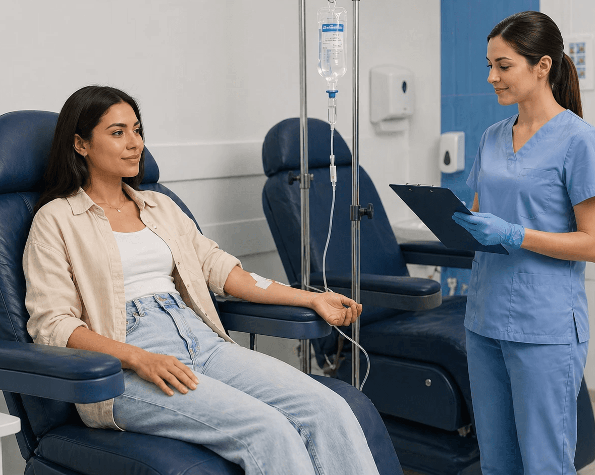 EMG being studied for a patient