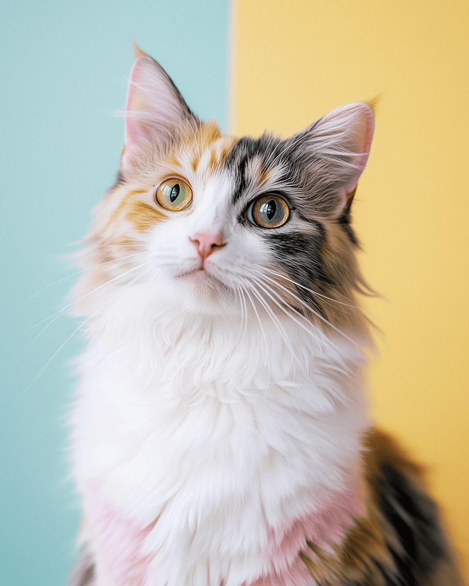 rules of third photography of orange-eyed gray cat