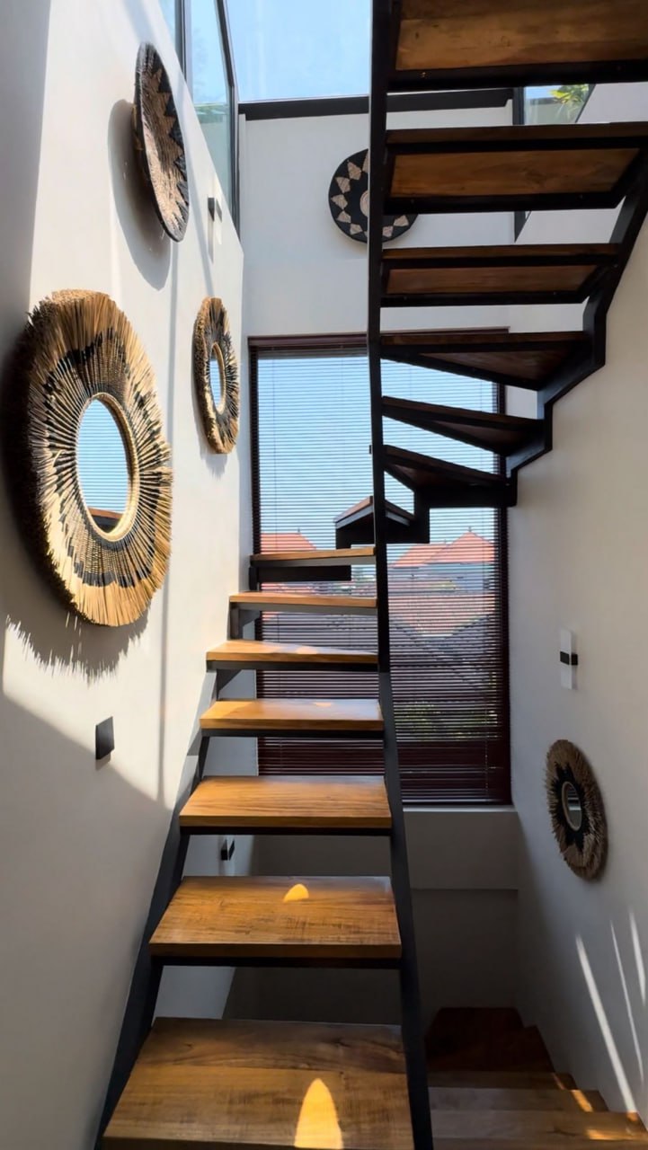 Ocean-view villas in Ungasan, Bukit, offering panoramic views from private terraces on the third-floor level