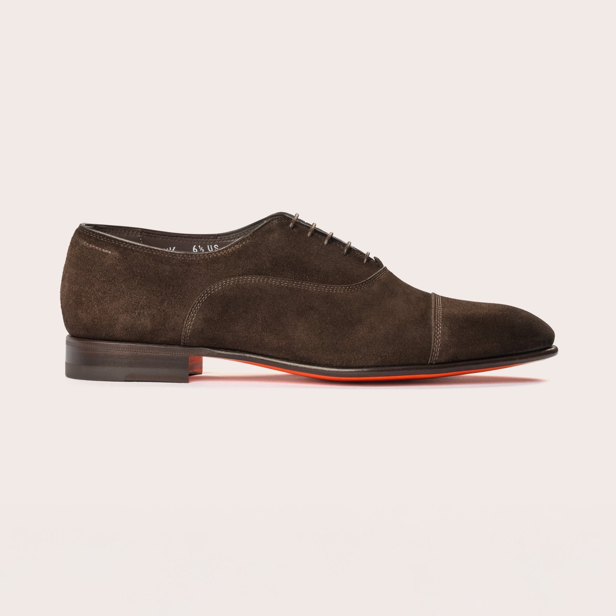Men's brown suede Oxford shoe - Mandelli UK