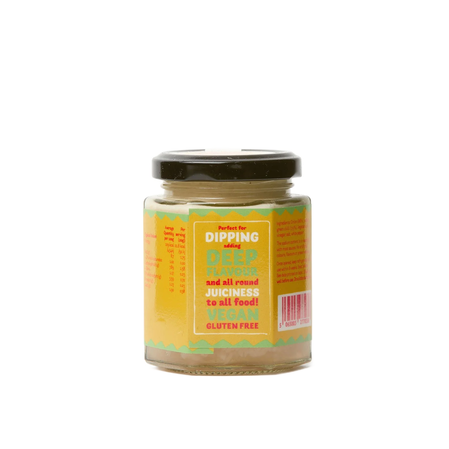 Full Feast Sauce Creole — back label showing ingredients and nutrition information