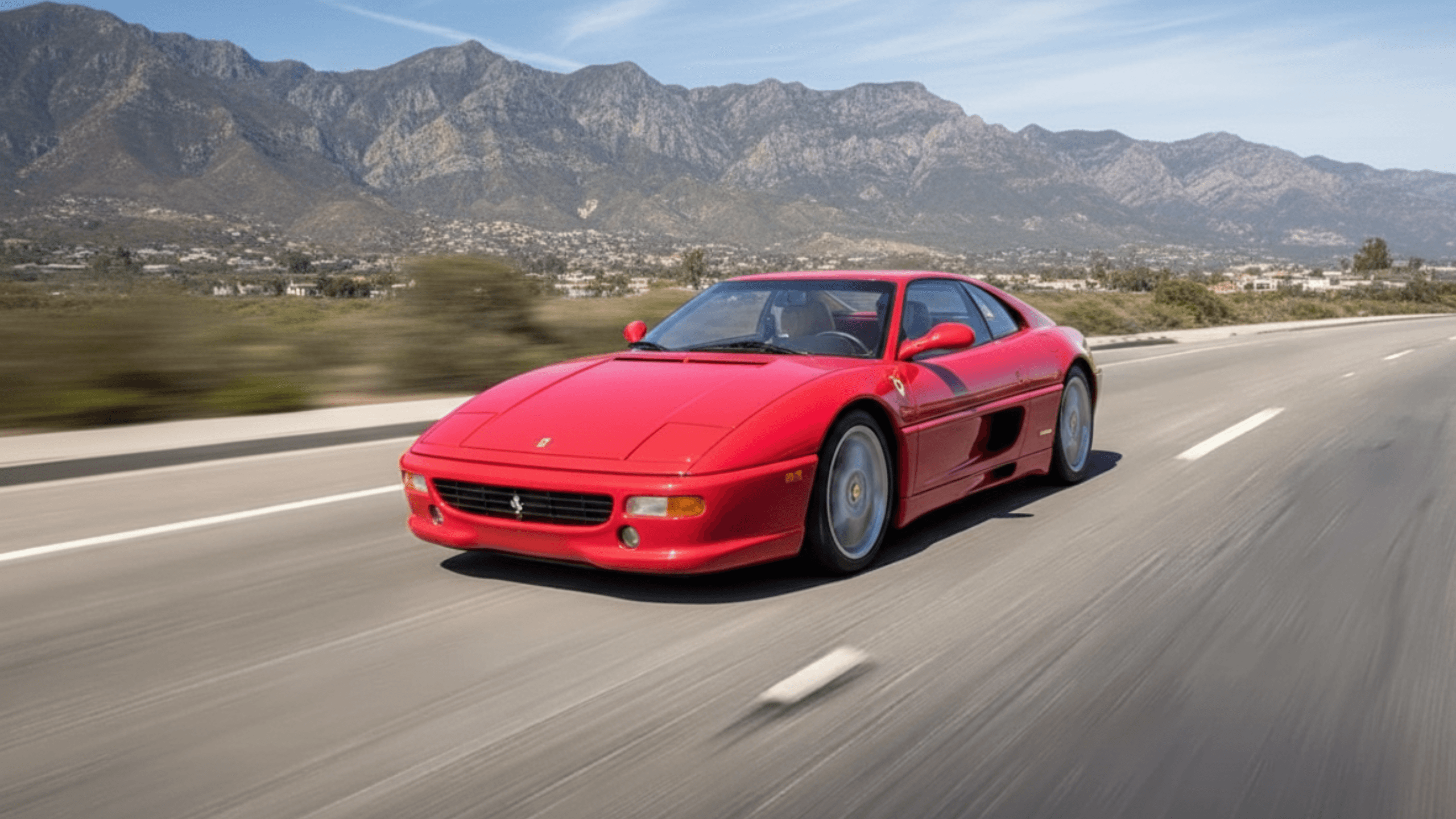 Ferrari F355 driving after an engine out service