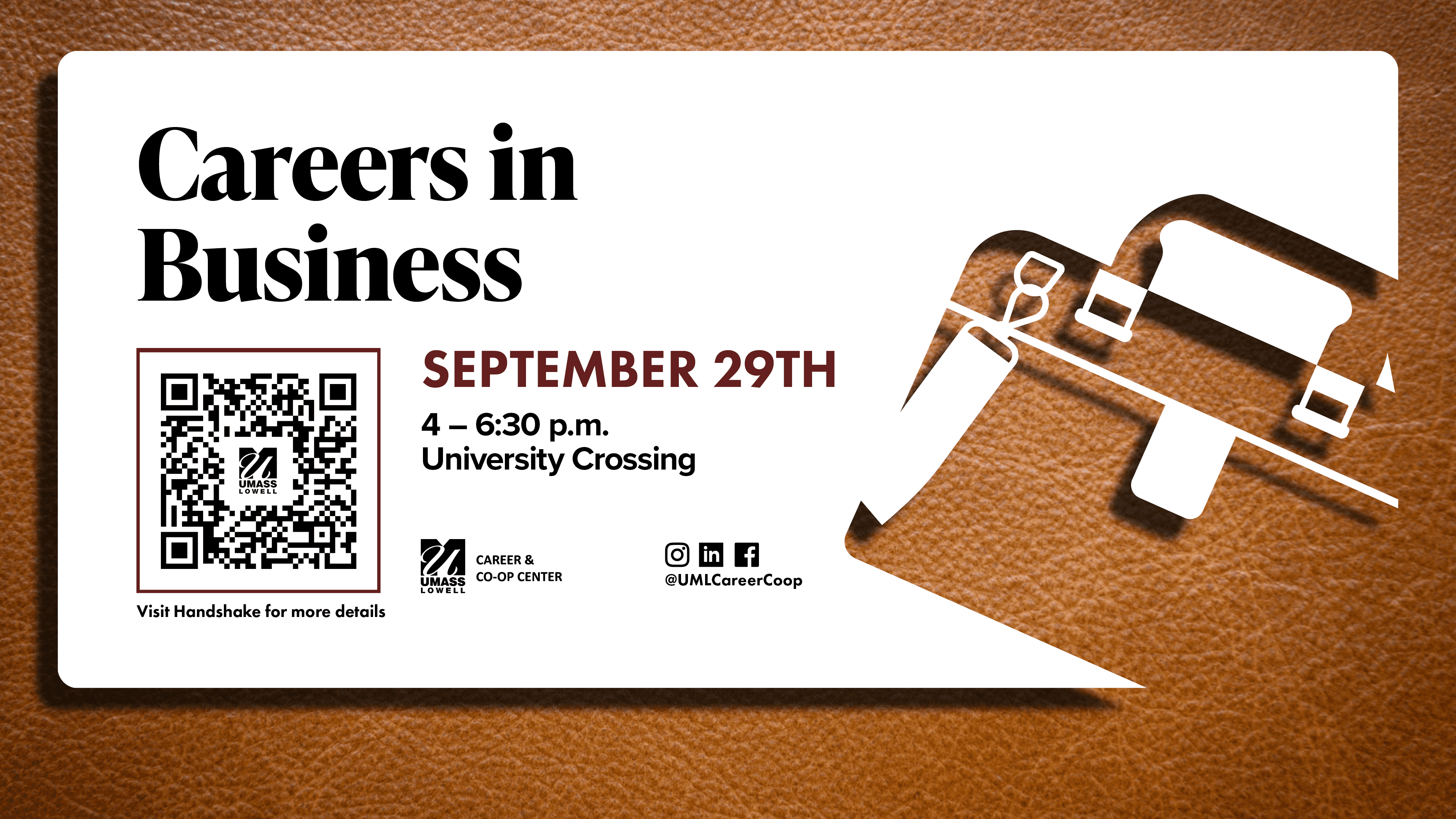 Fall career fair Digital Screen, Careers in Business