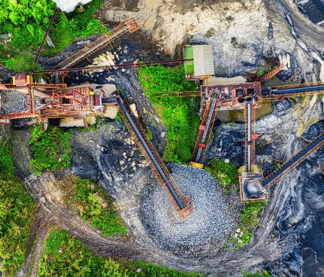 Image représentant le secteur mines et métallurgie pour vanne industrielle