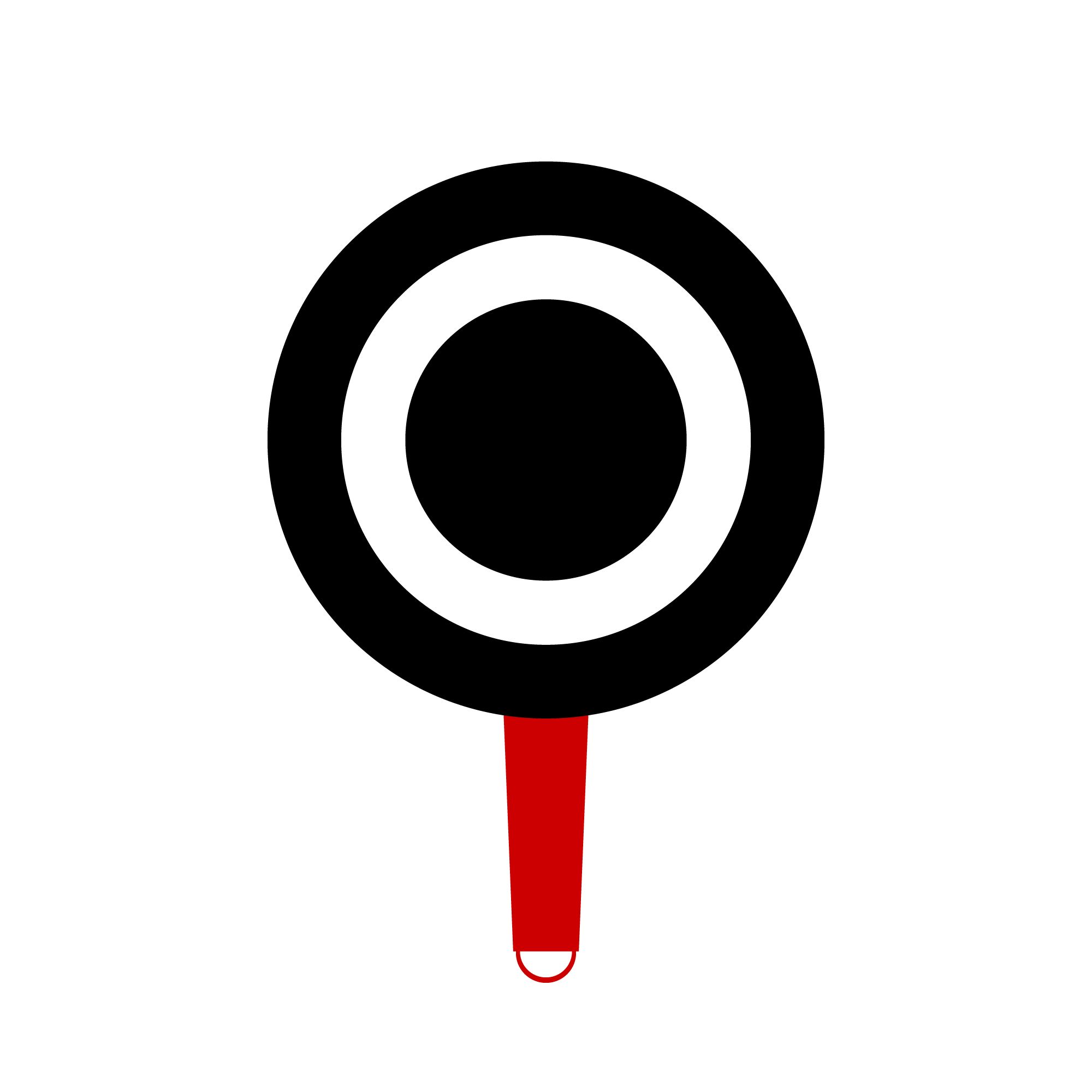 abstract minimalist art of the wok