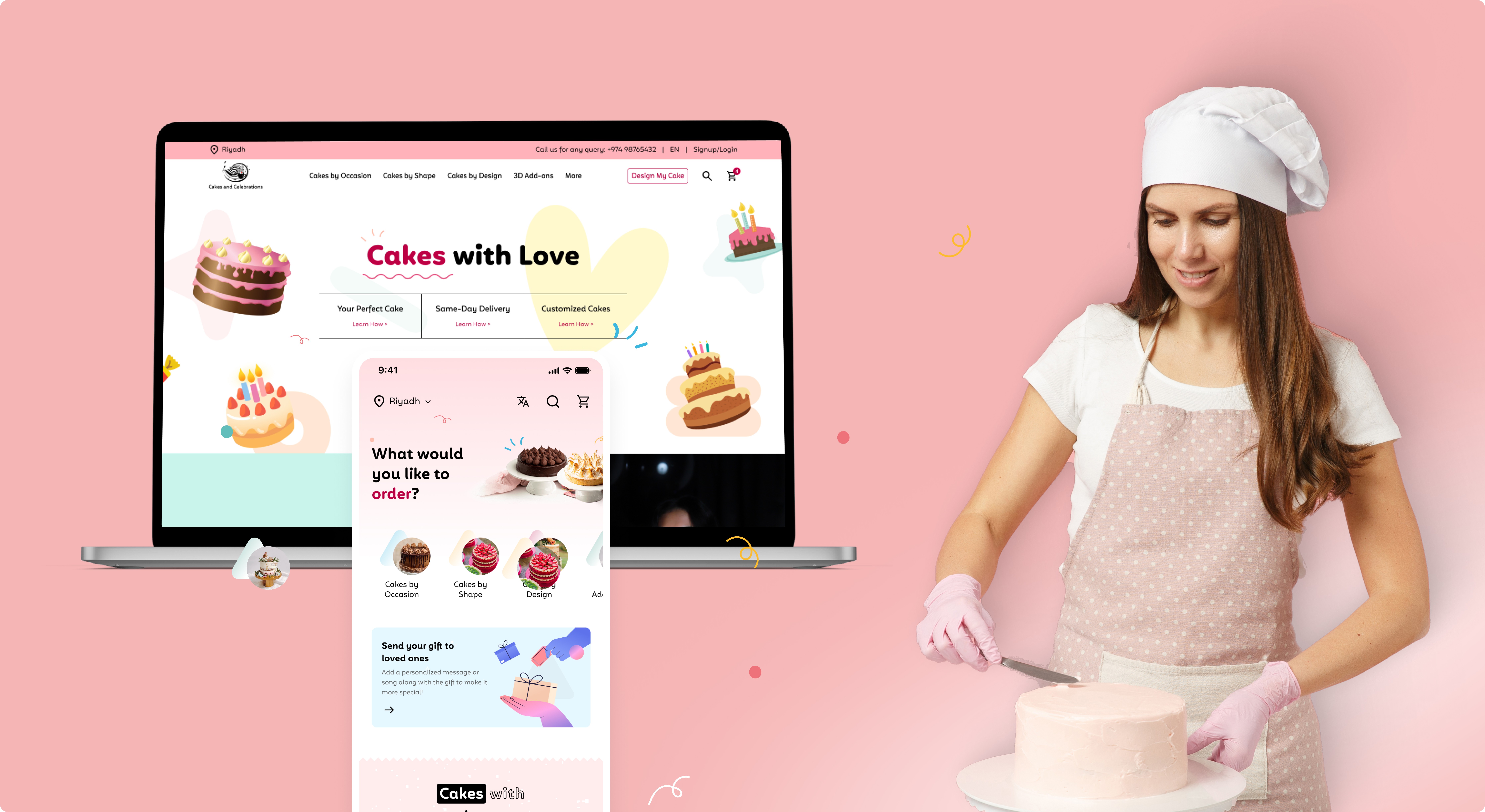 Laptop showing Bloomy UI