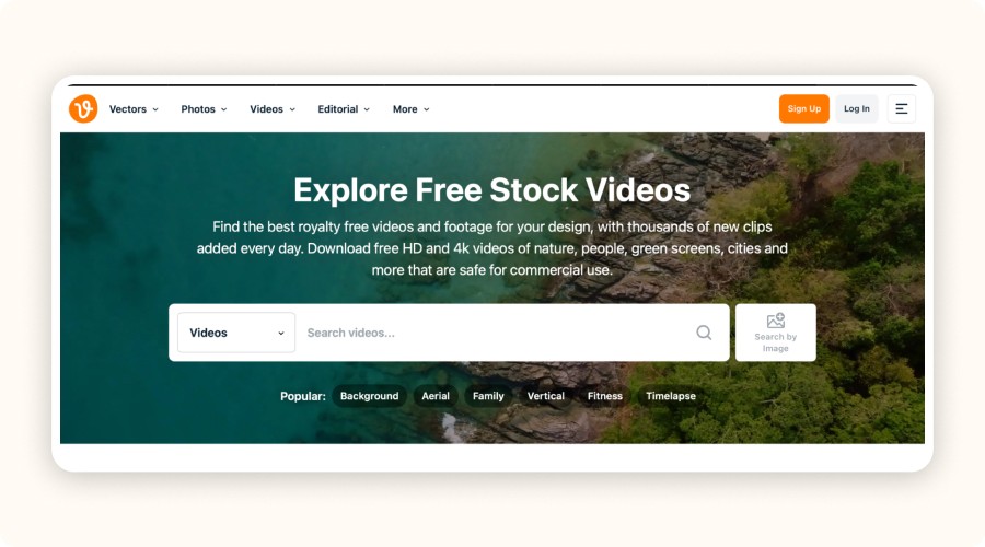 vecteezy homepage
