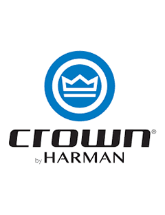 Crown by Harman Logo - Blue, Black and White