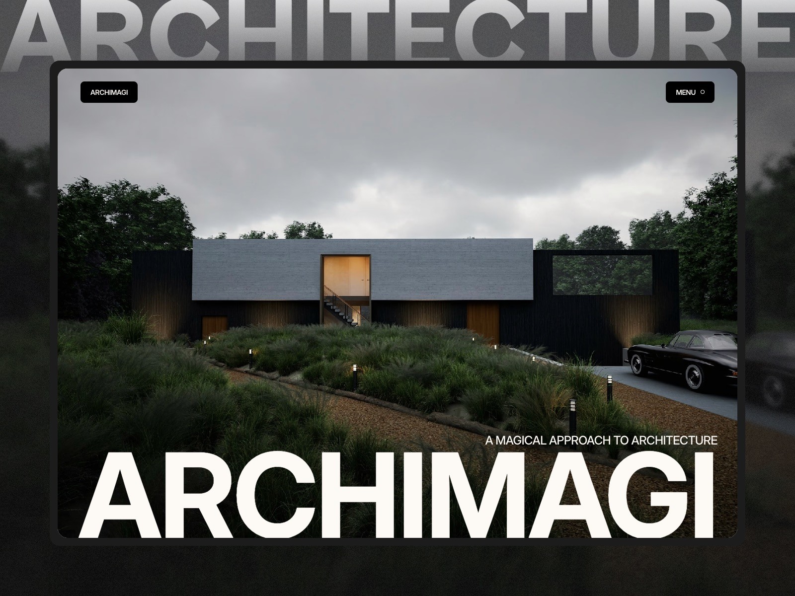 Archimagi is a sleek and modern Framer website template for architecture and interior design studios