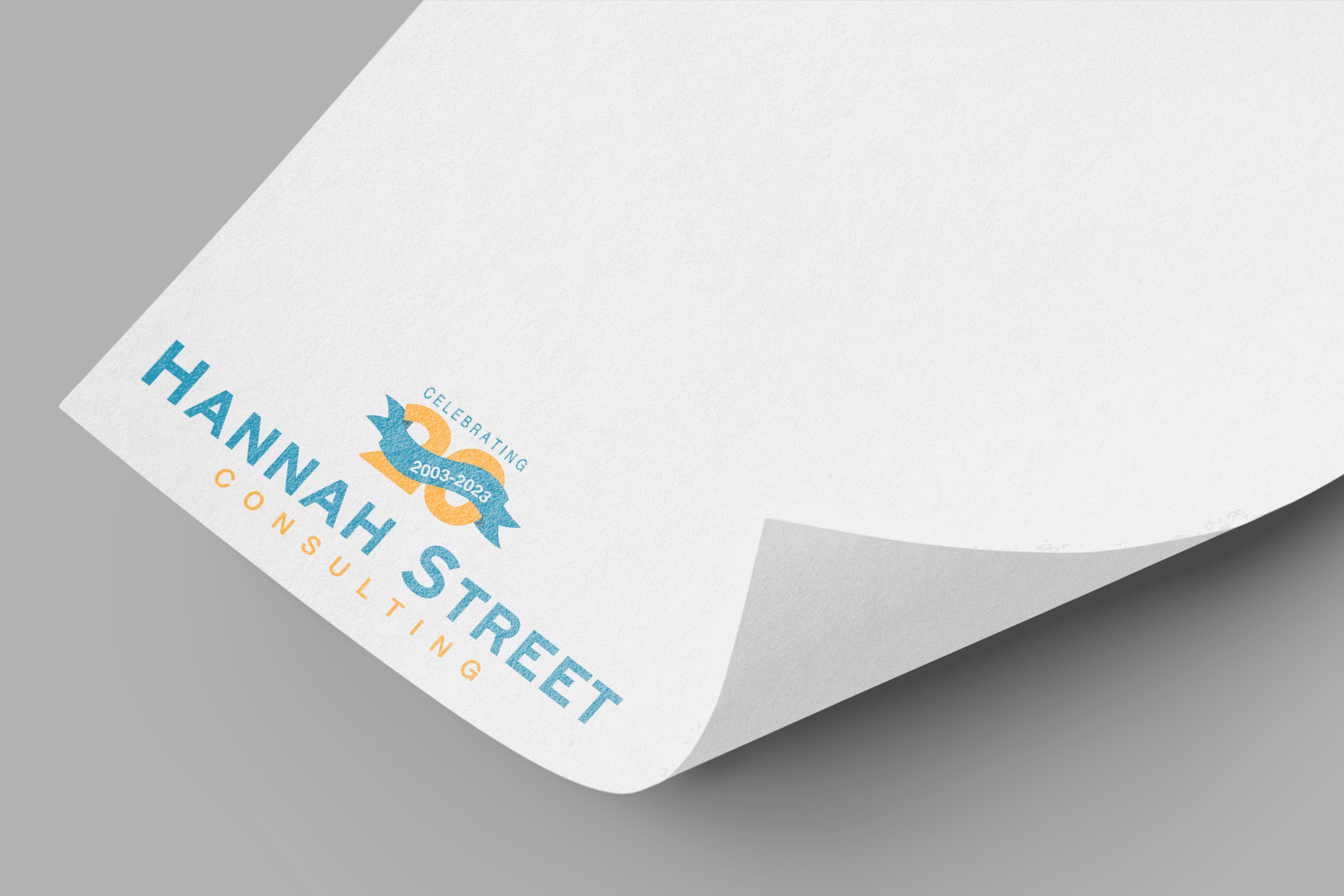 Hannah Street Consulting Anniversary Logo