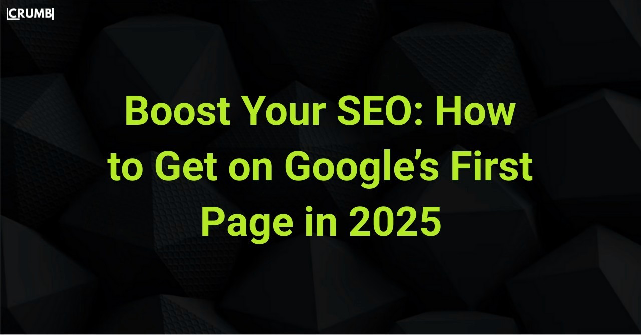 how to get on the first page of google