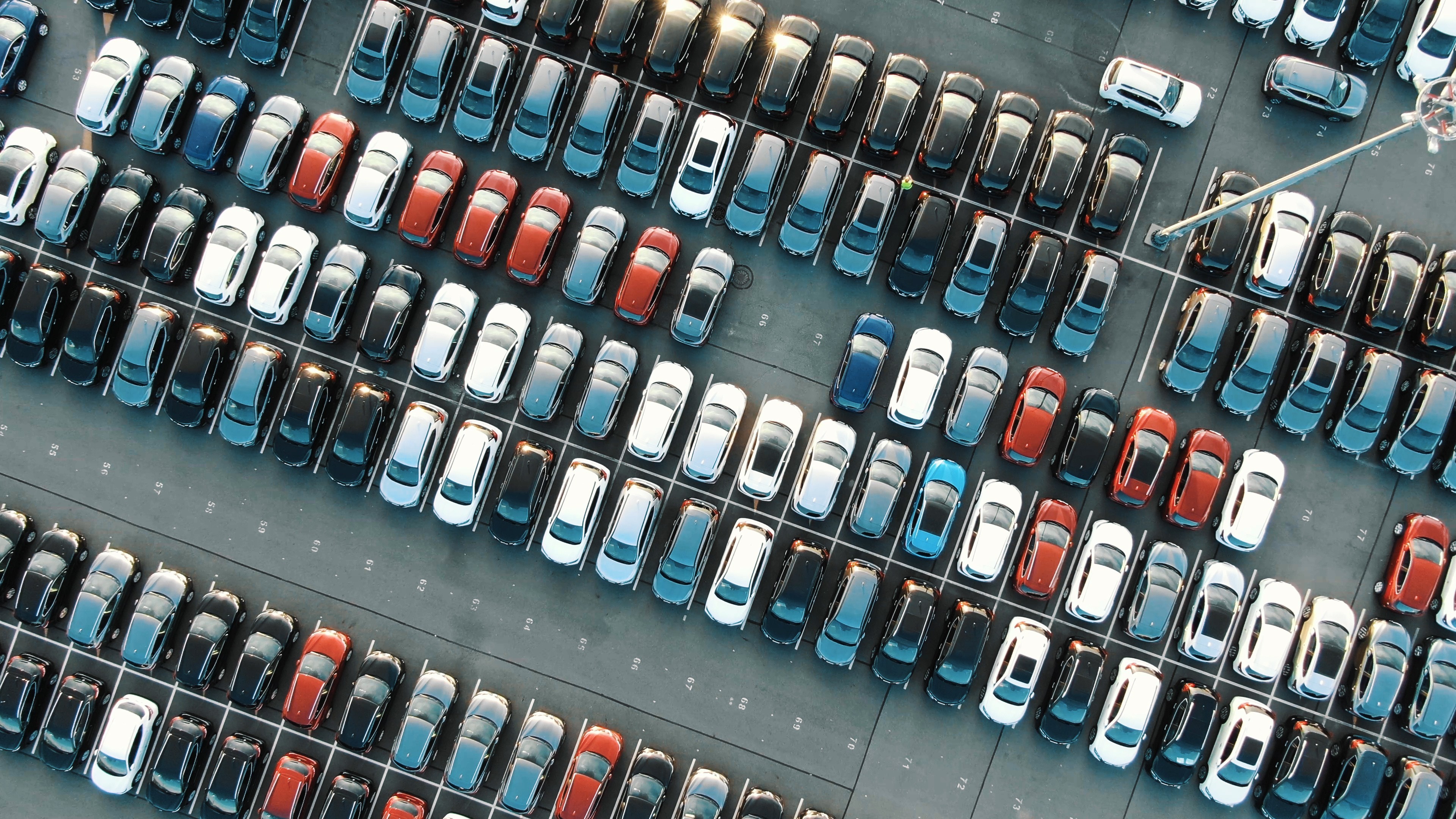 Image of a parking lot