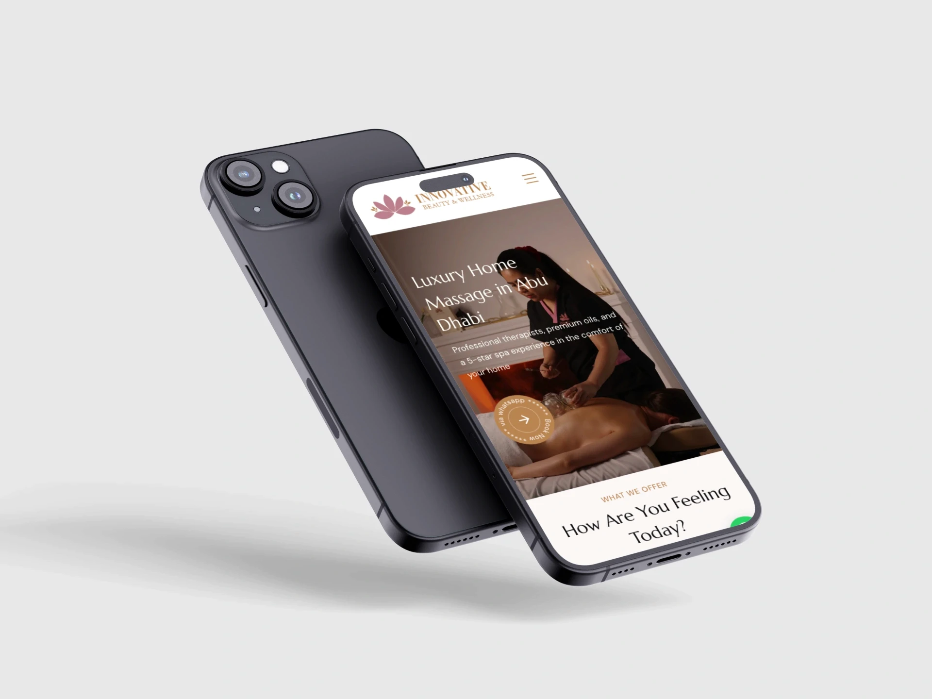 Innovative Beauty & Wellness Landing Page Development by Sareen Masri